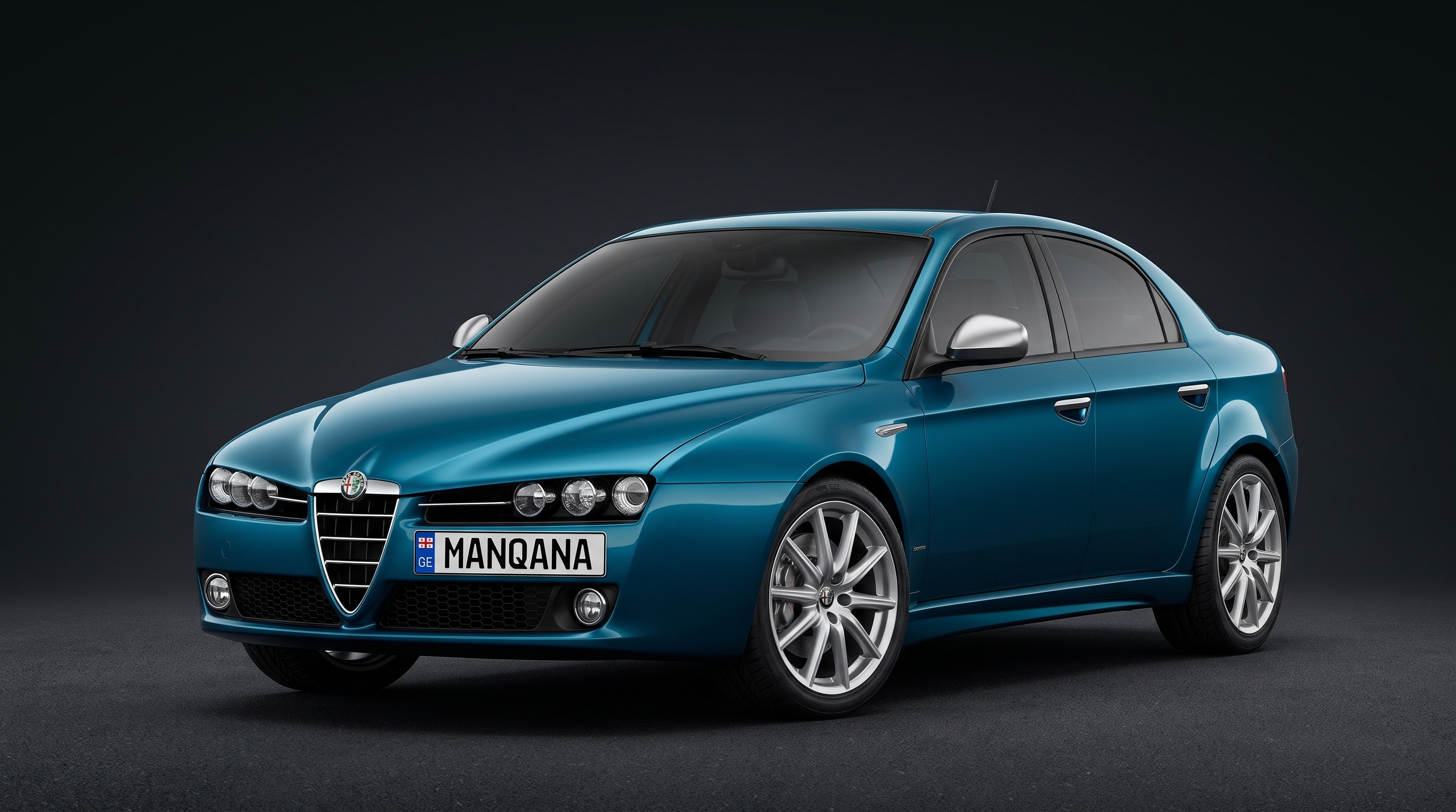ALFA-ROMEO 159, 1st generation, 1st facelift desktop wallpaper, Manqana