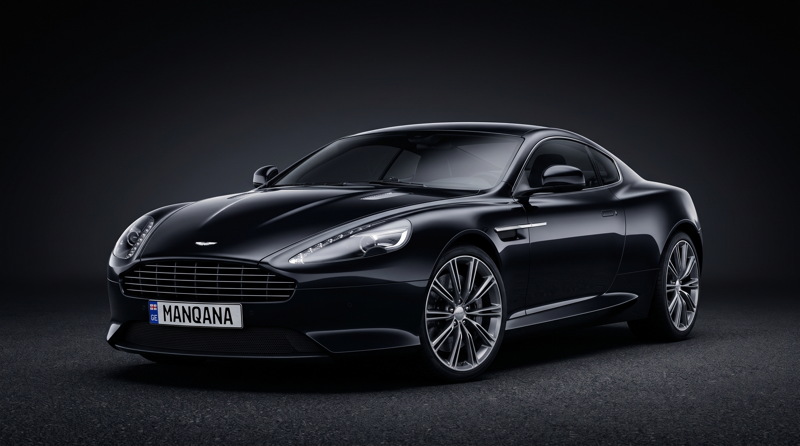 ASTON-MARTIN DB9, 1st generation, 2nd facelift desktop wallpaper, Manqana