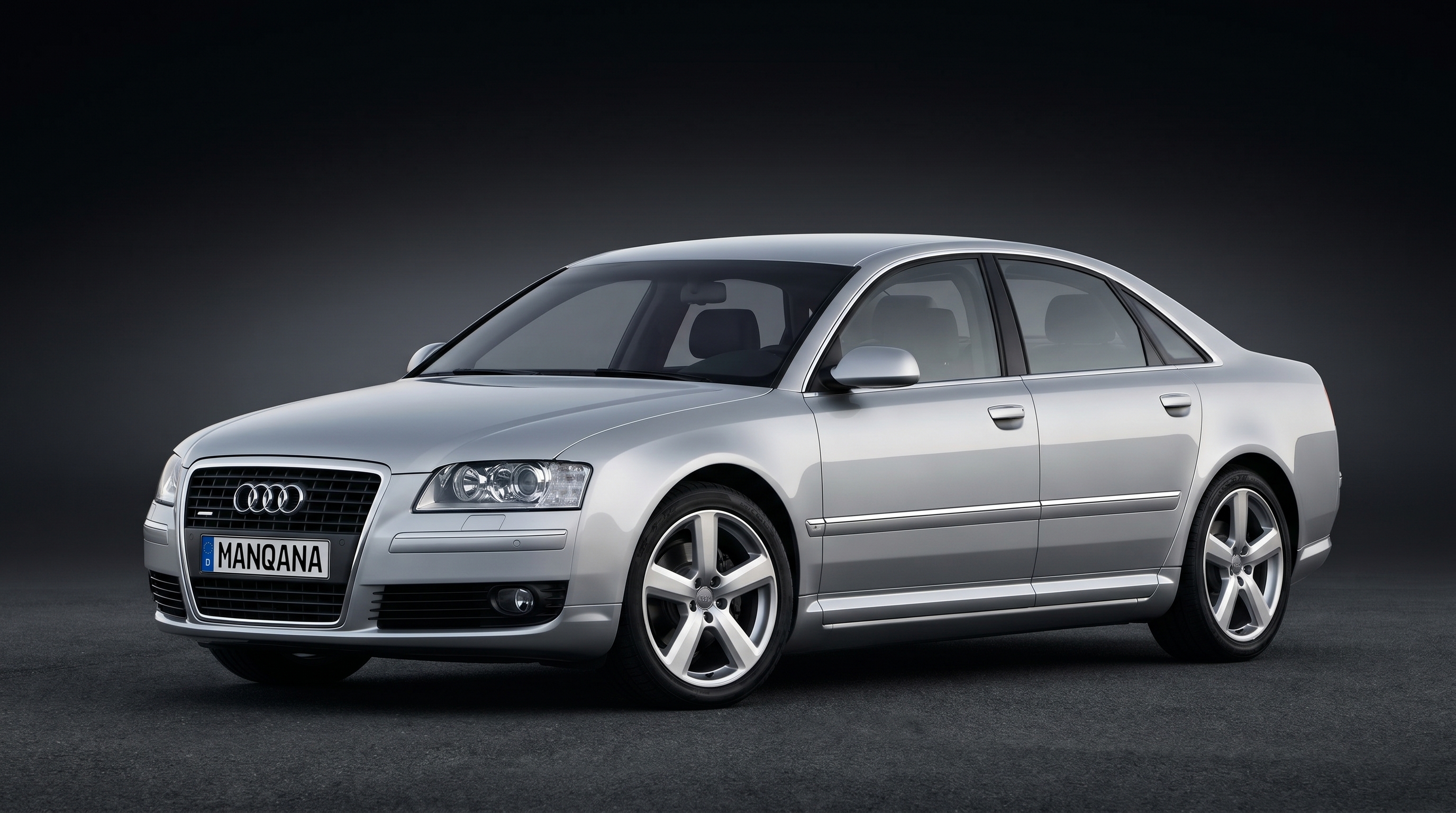 AUDI A8, მე-2 თაობა, 1-ლი სახის ლიფტინგი დესკტოპის ფონი, Manqana