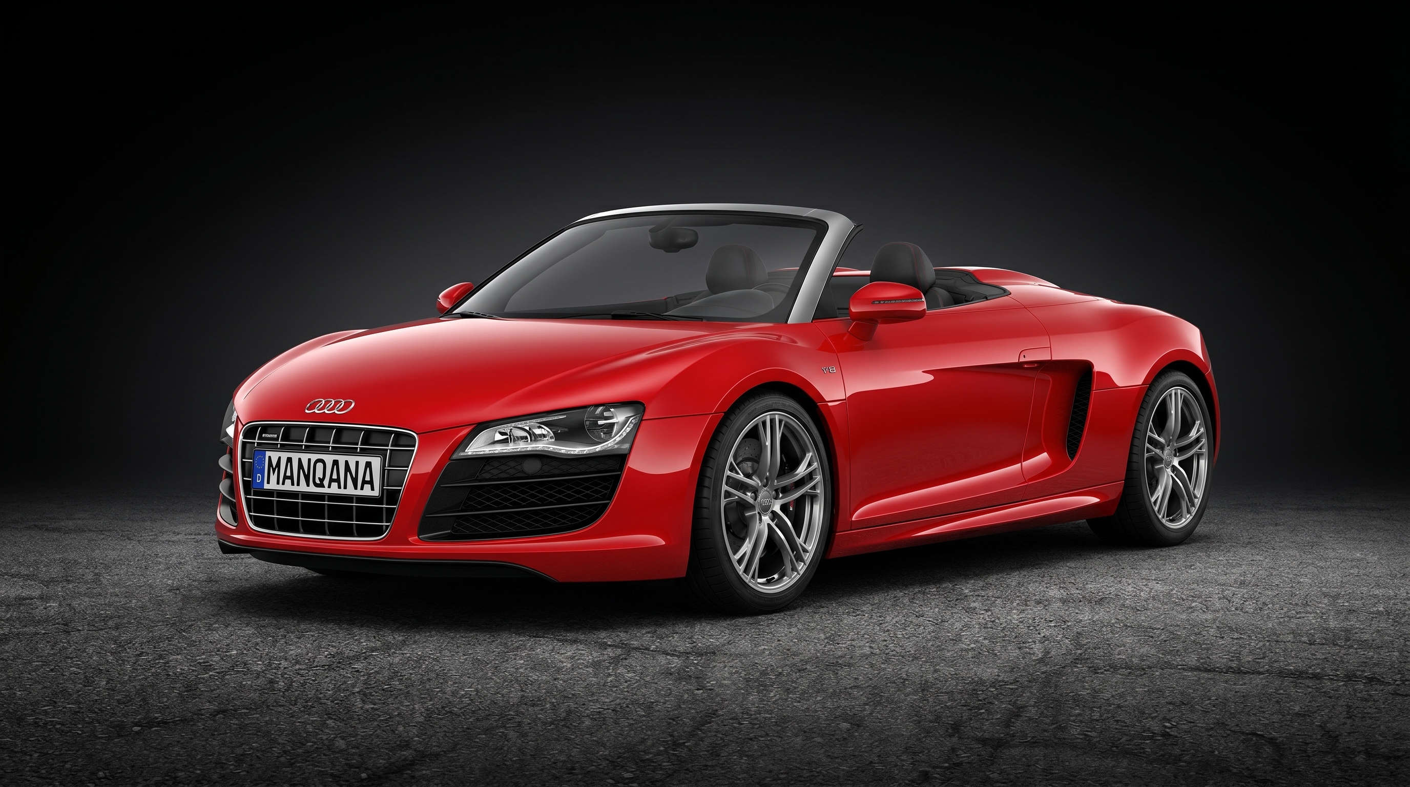 Обои для рабочего стола AUDI R8, 1-е поколение, 1-й рестайлинг, Манкана