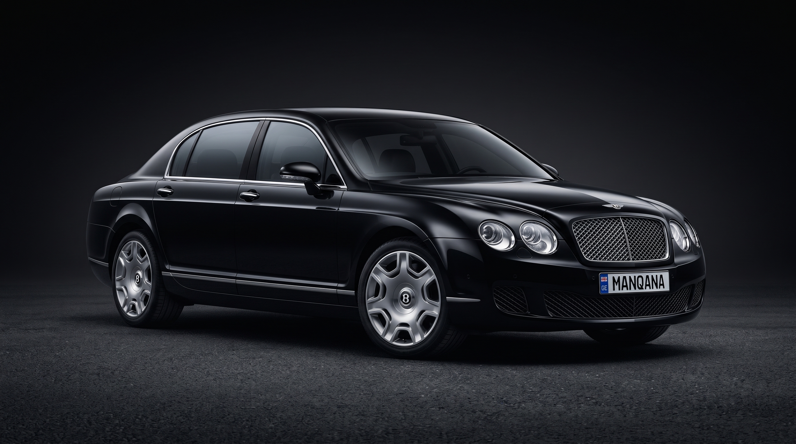 BENTLEY FLYING-SPUR, 1st generation, 1st facelift desktop wallpaper, Manqana