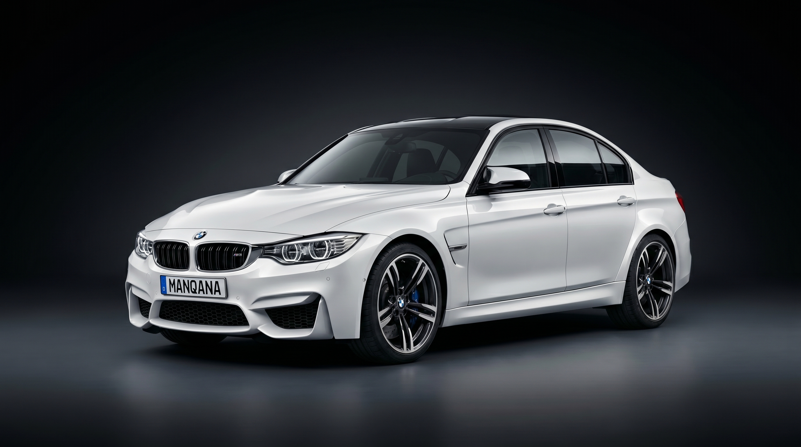 טפט לשולחן העבודה של BMW M3, 5 דוֹר, 1 מתיחת פנים, Manqana