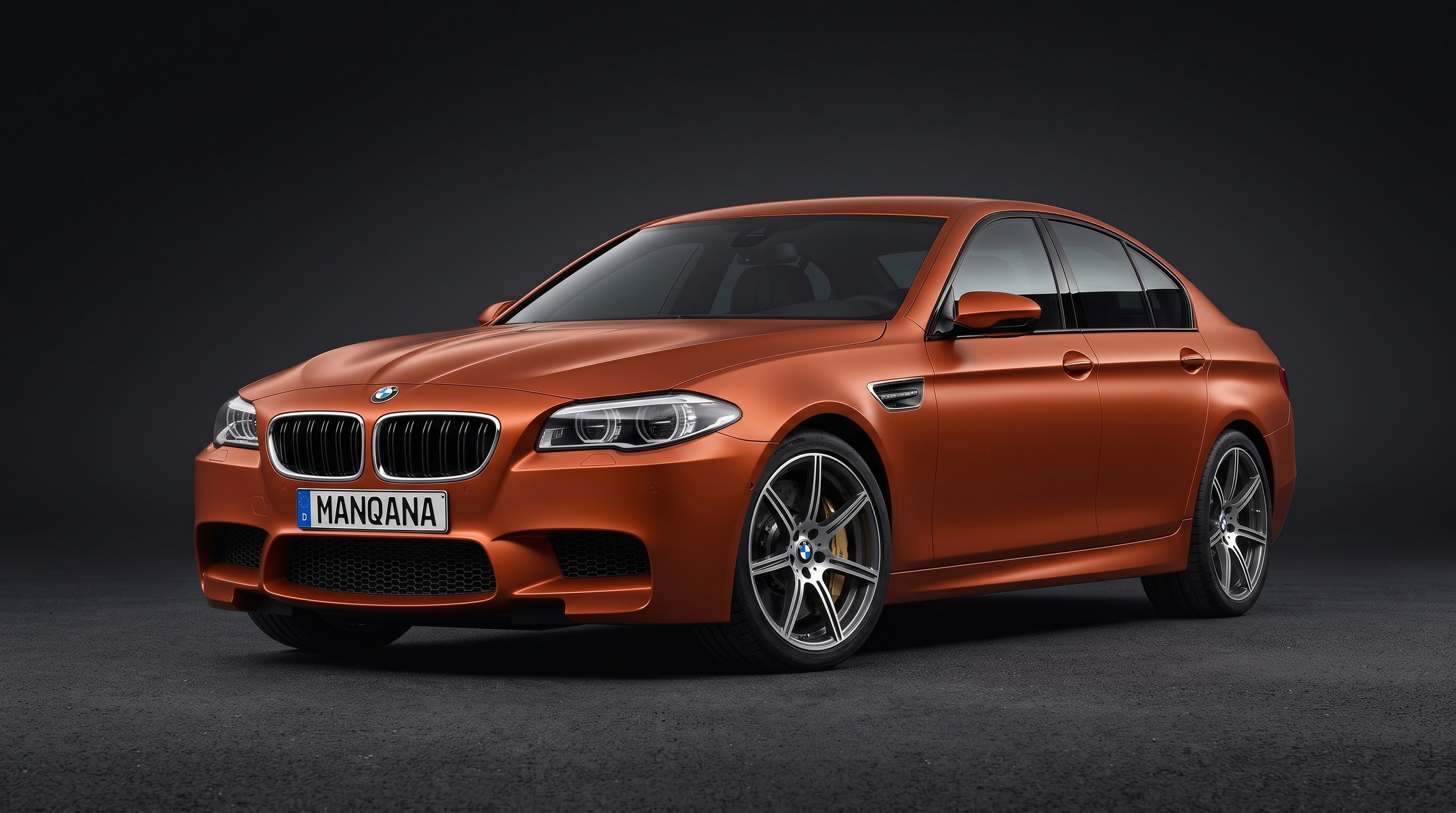 BMW M5, 5th generation, 1st facelift desktop wallpaper, Manqana