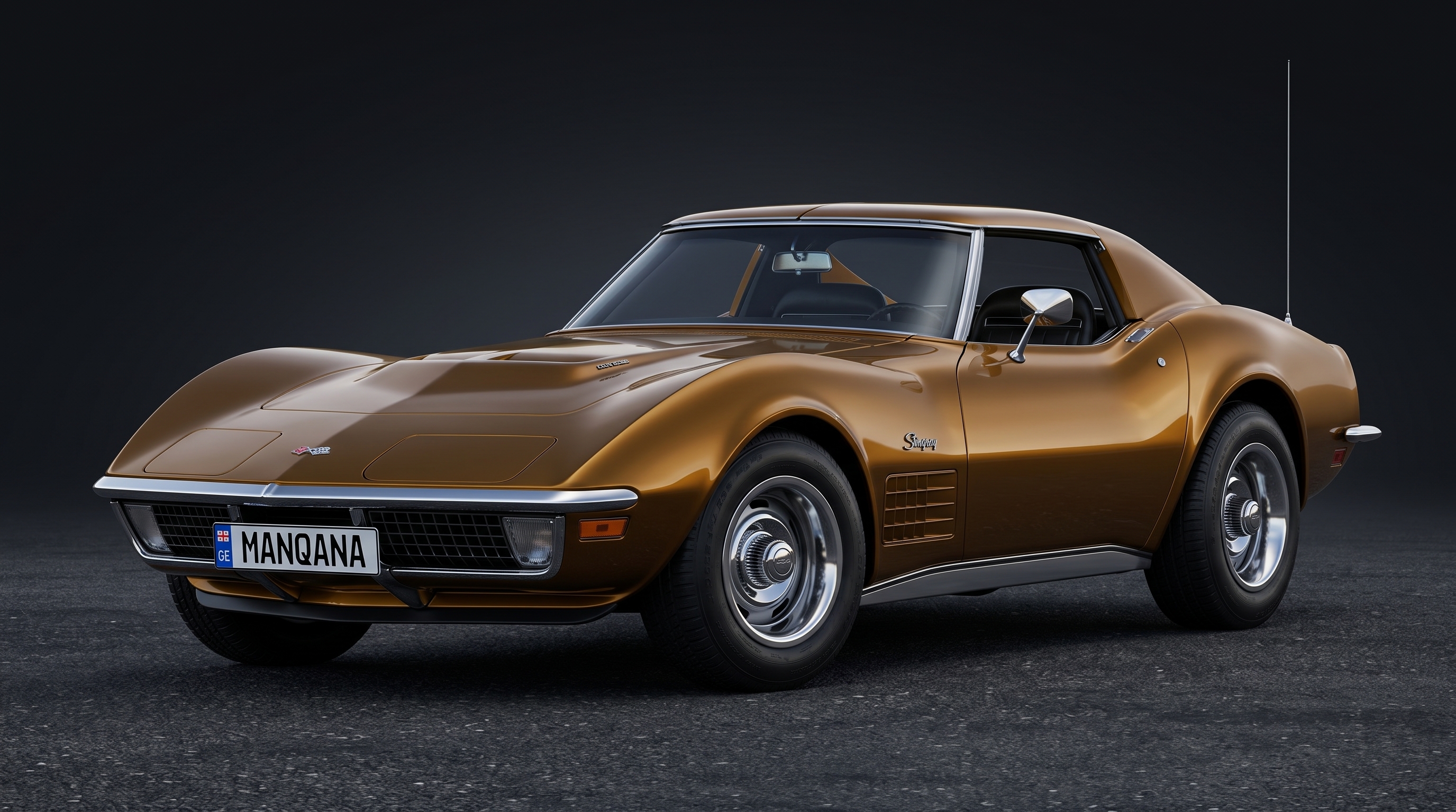 CHEVROLET CORVETTE, 3rd generation, 1st facelift desktop wallpaper, Manqana