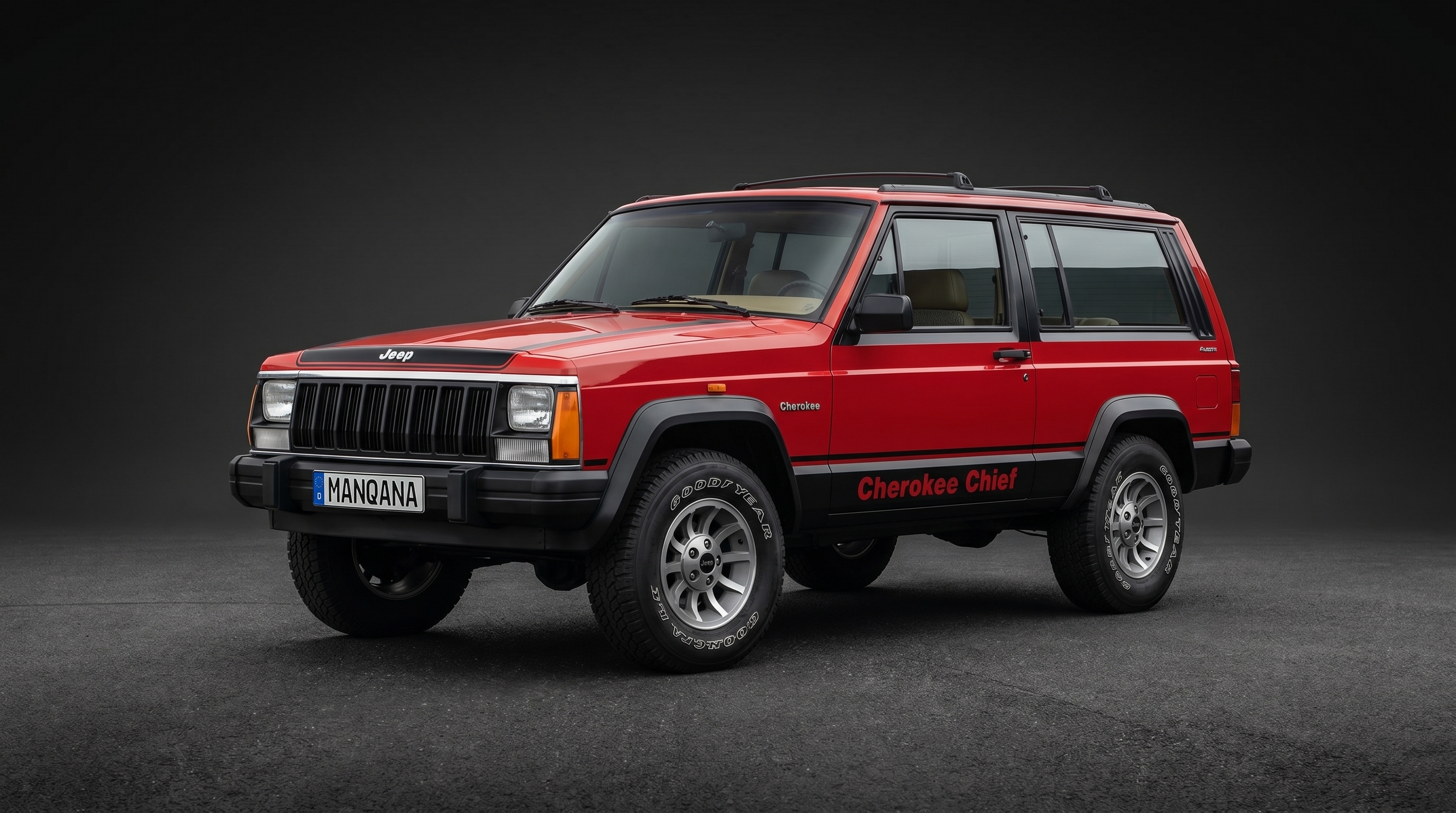 JEEP CHEROKEE, 2nd generation desktop wallpaper, Manqana