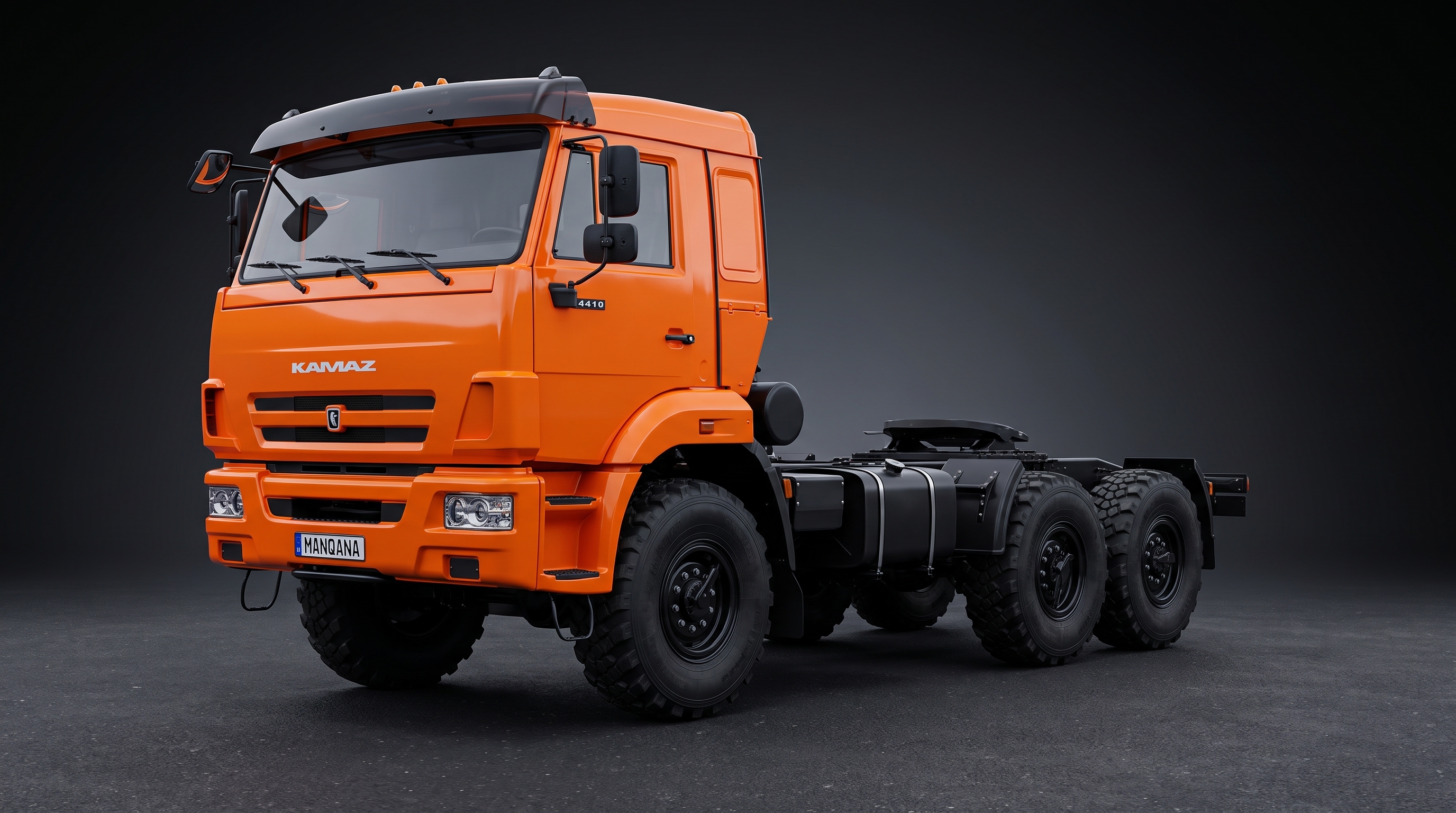 טפט לשולחן העבודה של KAMAZ 44108, 1 דוֹר, 1 מתיחת פנים, Manqana