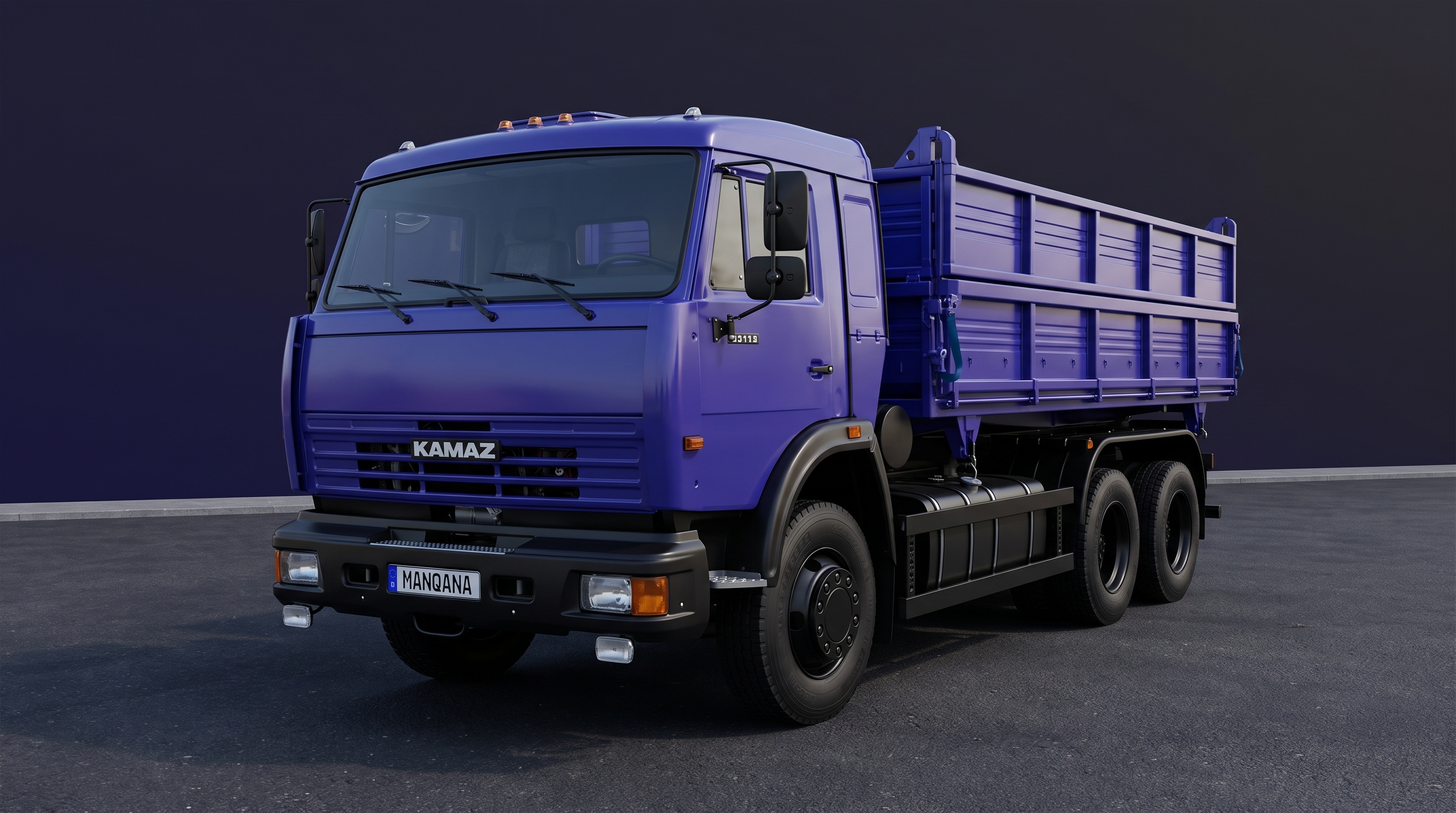 KAMAZ 45143, 1st generation desktop wallpaper, Manqana