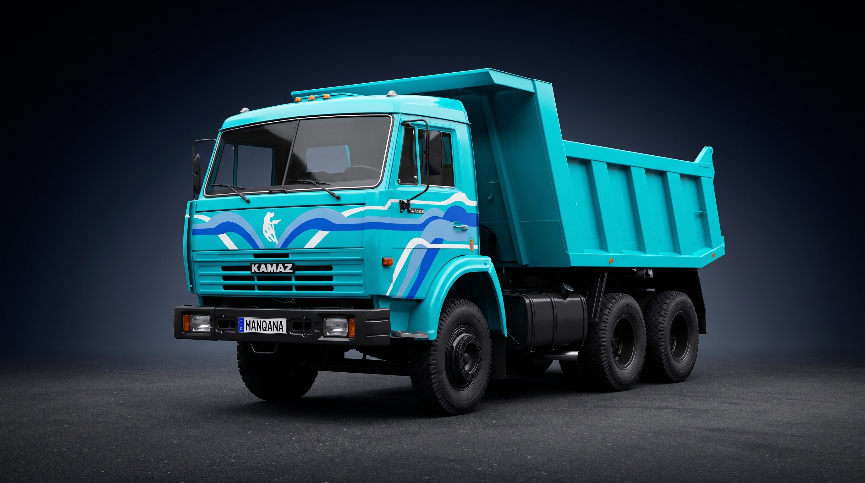 KAMAZ 65115, 1st generation desktop wallpaper, Manqana