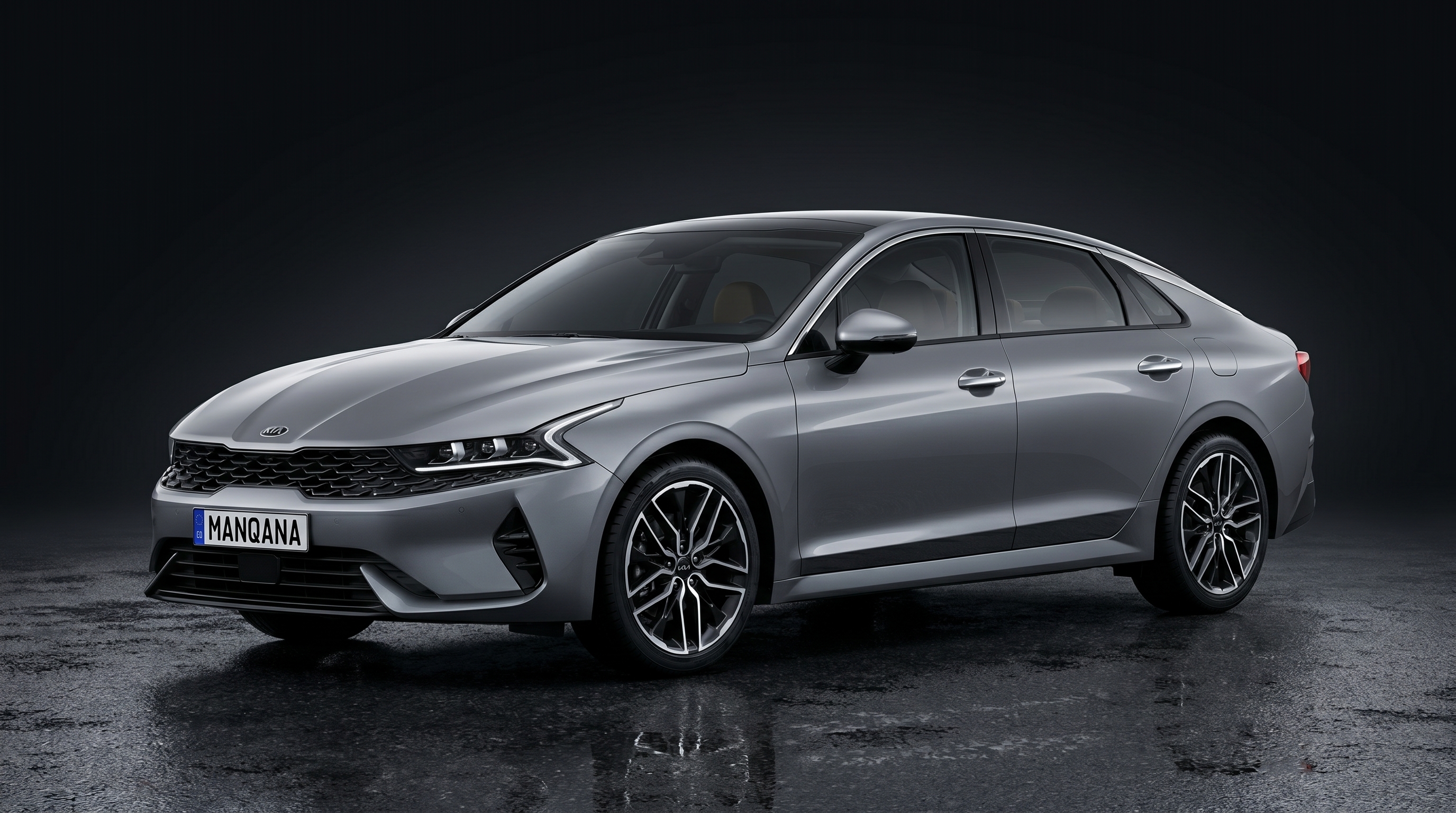טפט לשולחן העבודה של KIA K5, 3 דוֹר, 1 מתיחת פנים, Manqana