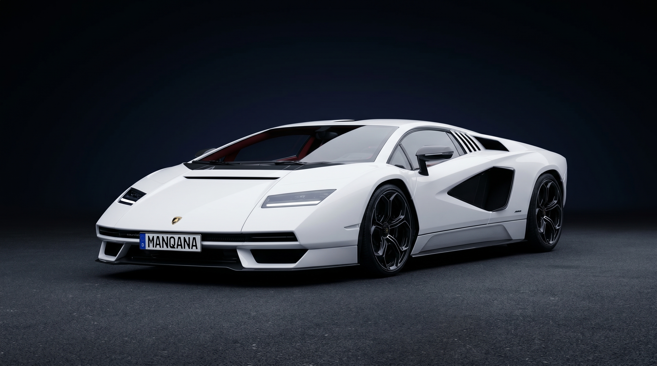 LAMBORGHINI COUNTACH, 2nd generation desktop wallpaper, Manqana