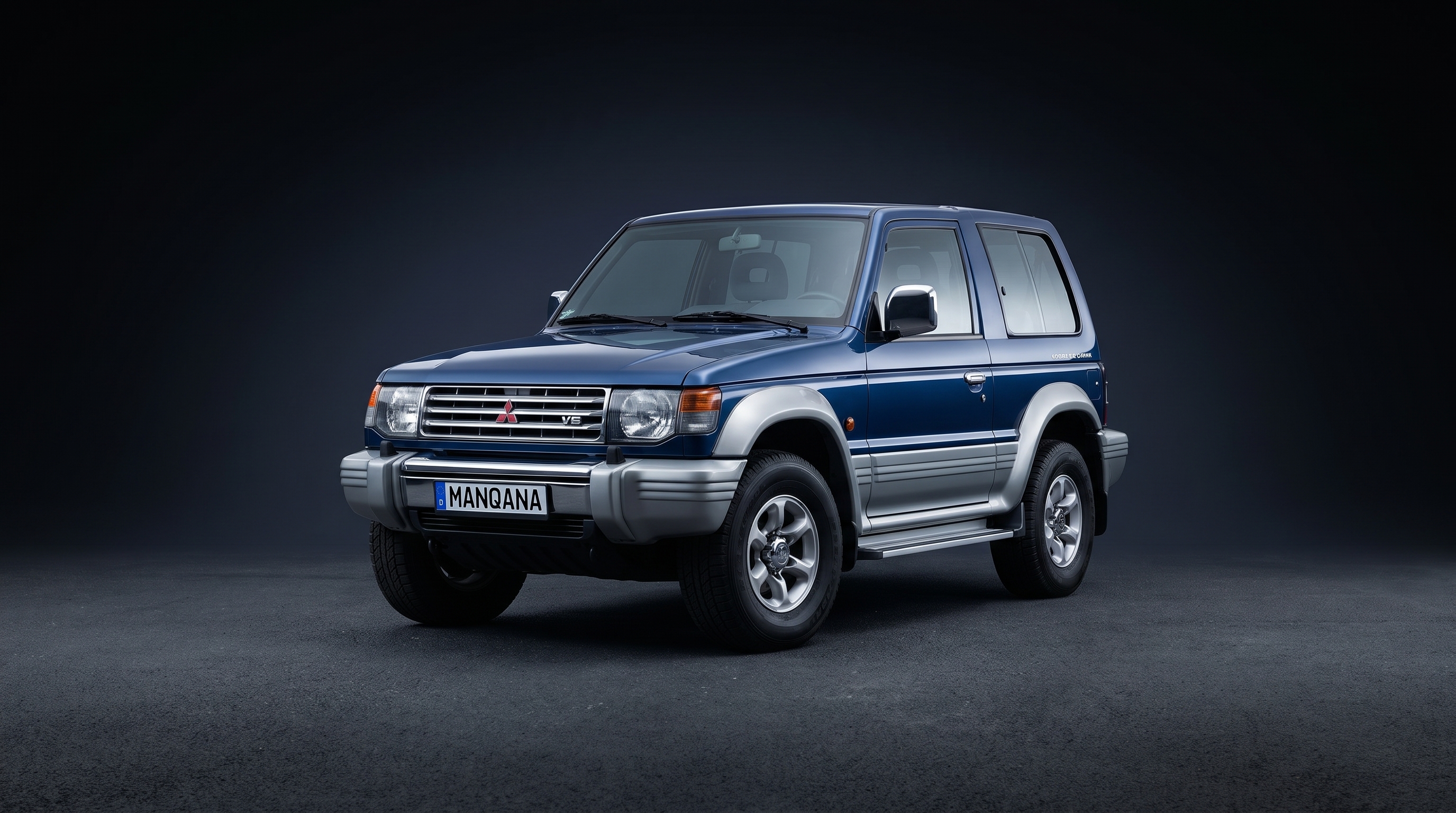 MITSUBISHI PAJERO, 2nd generation desktop wallpaper, Manqana