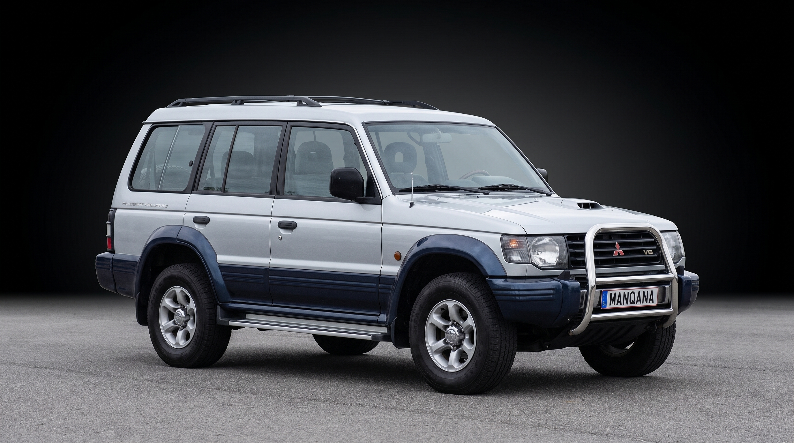 MITSUBISHI PAJERO, 2nd generation, 1st facelift desktop wallpaper, Manqana