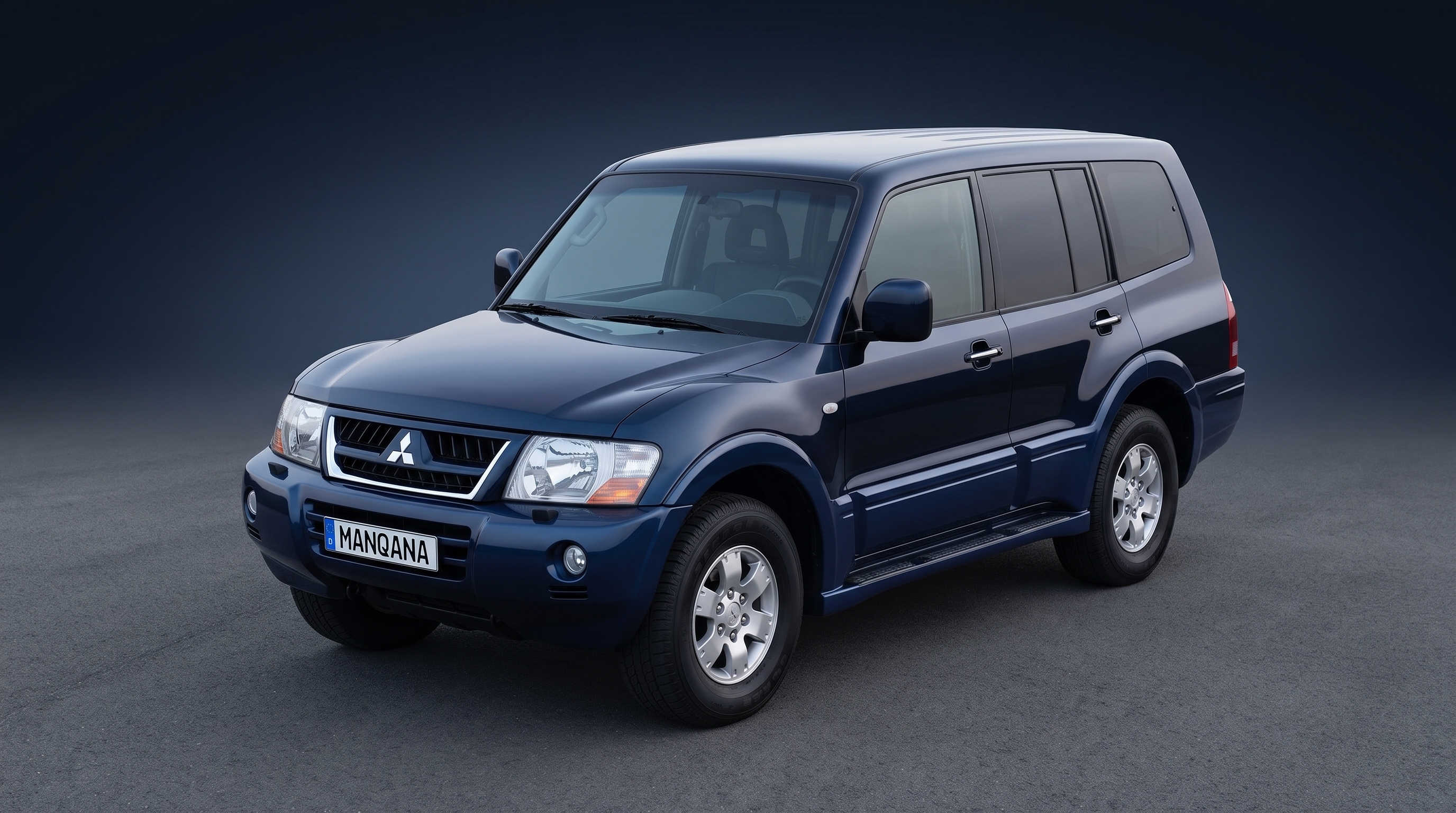 MITSUBISHI PAJERO, 3rd generation, 1st facelift desktop wallpaper, Manqana