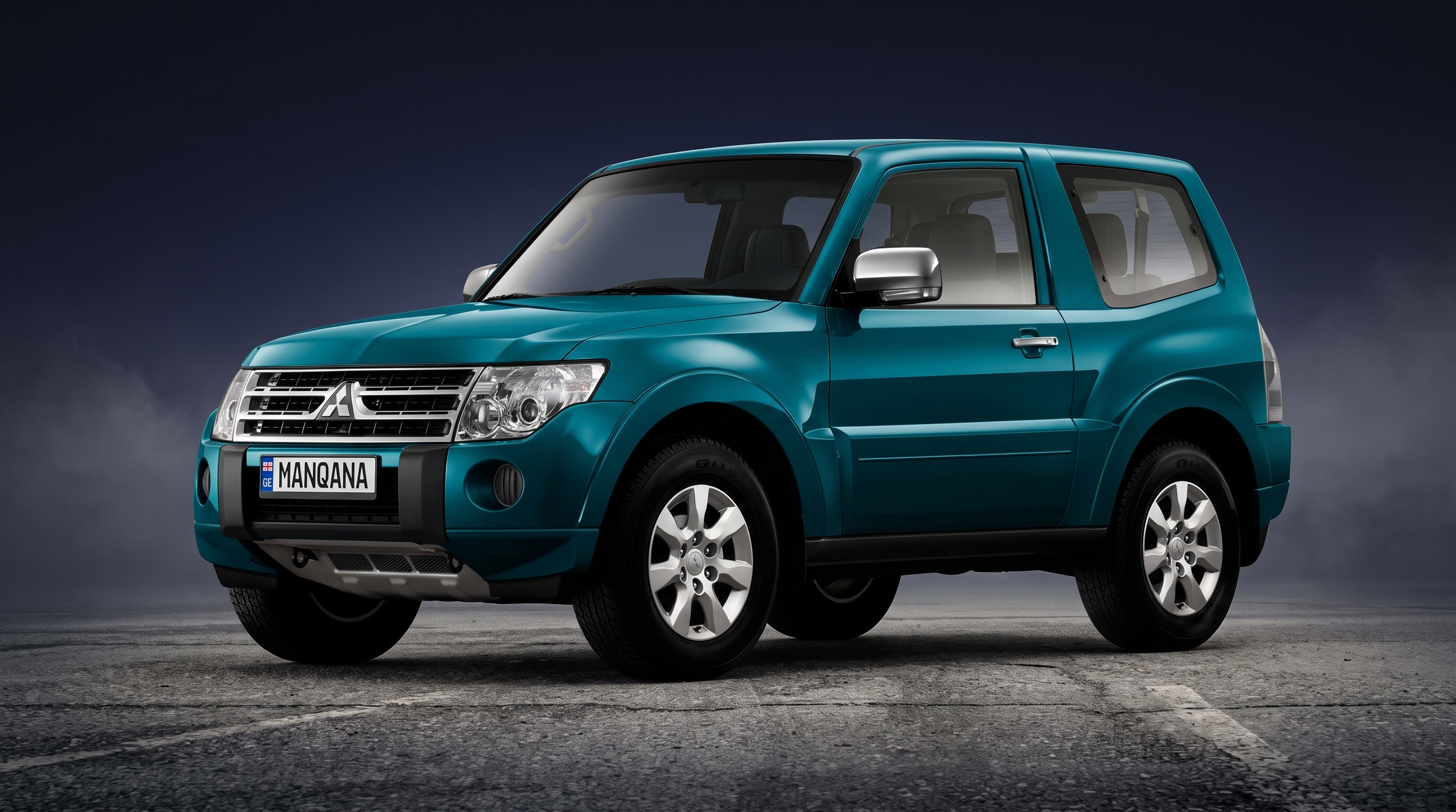 MITSUBISHI PAJERO, 4th generation desktop wallpaper, Manqana