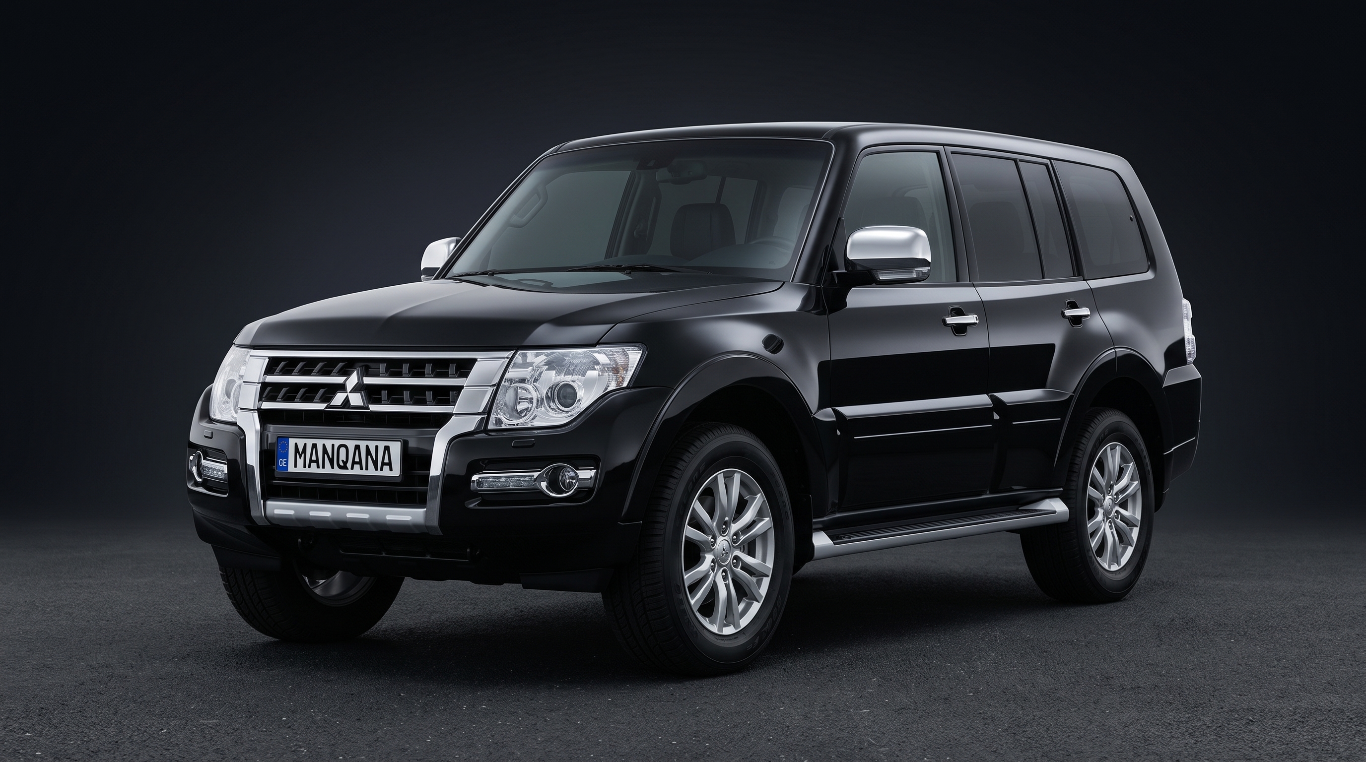 MITSUBISHI PAJERO, 4th generation, 2nd facelift desktop wallpaper, Manqana