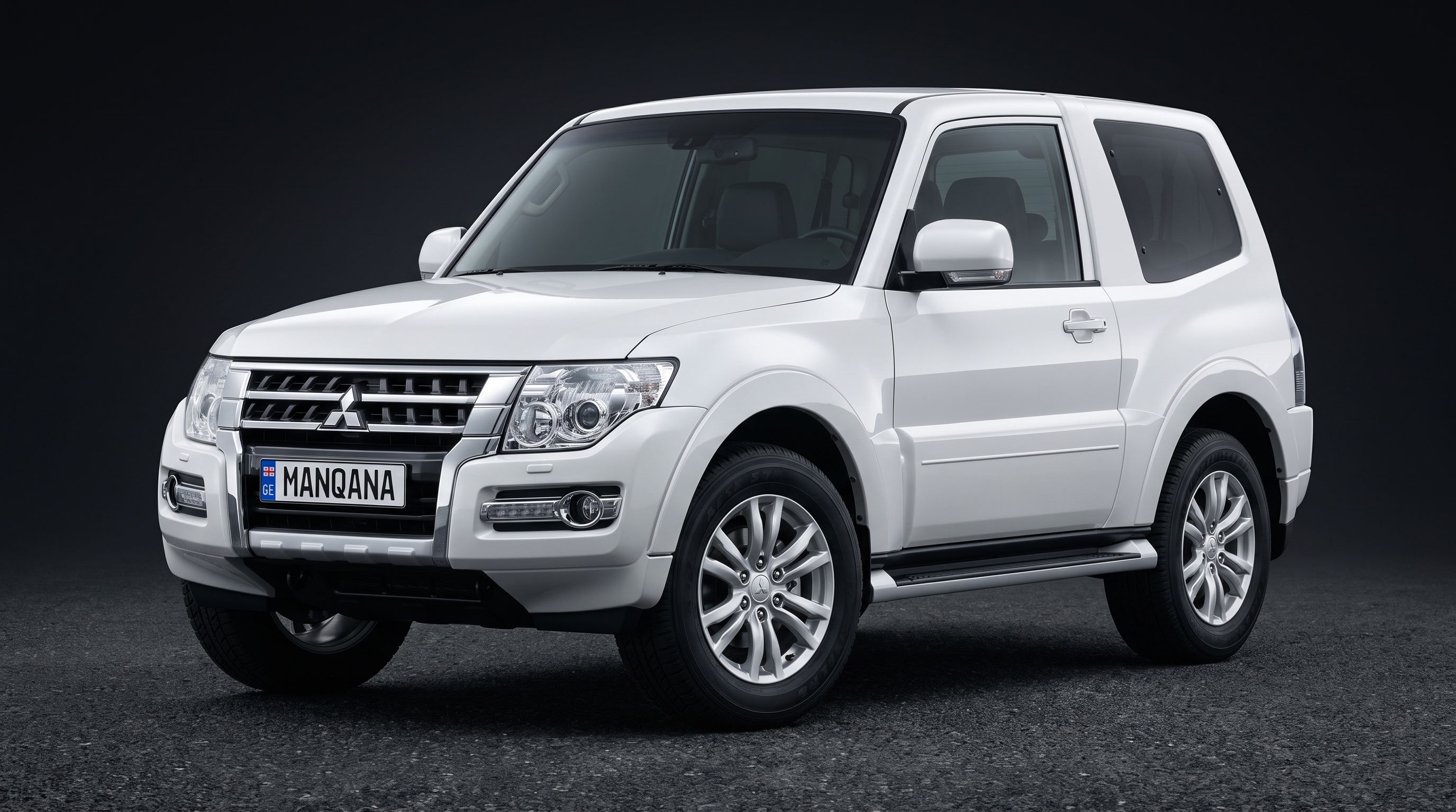 MITSUBISHI PAJERO, 4th generation, 2nd facelift desktop wallpaper, Manqana