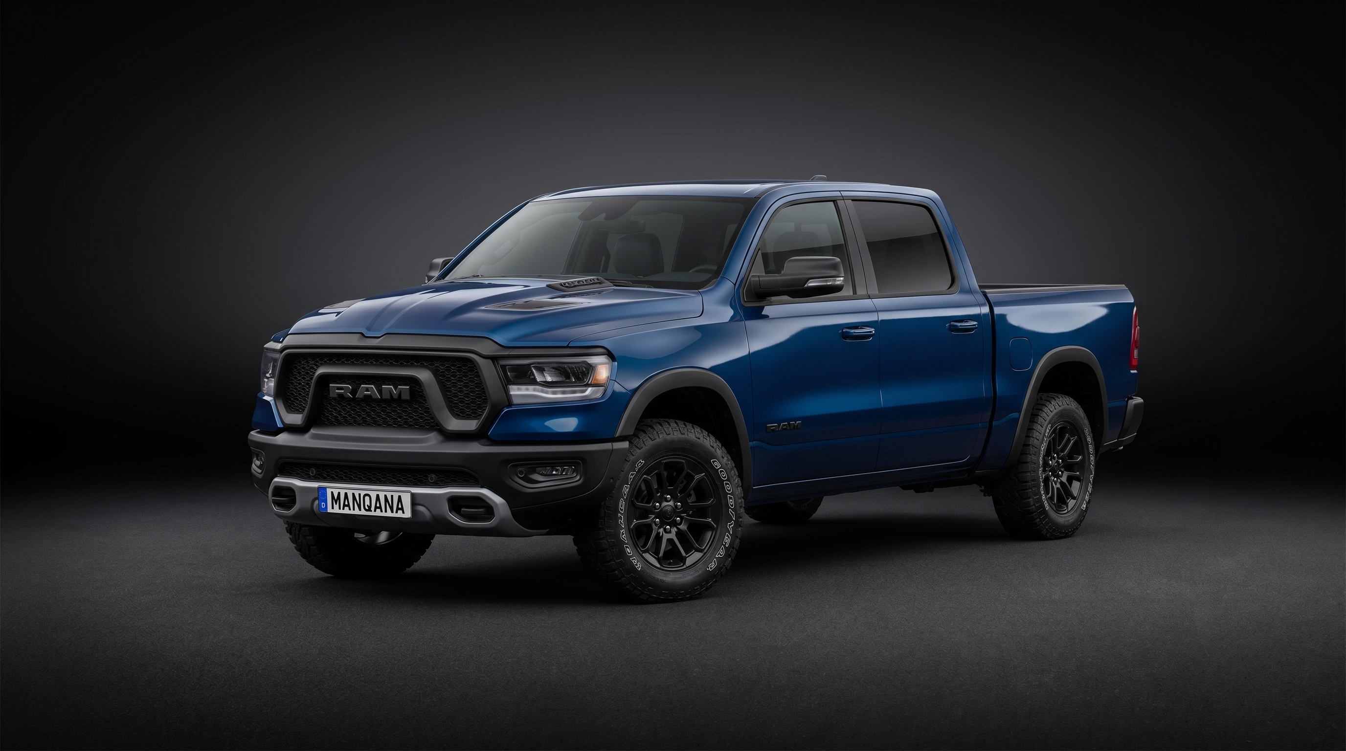 Обои для рабочего стола RAM 1500, 2-е поколение, 1-й рестайлинг, Манкана