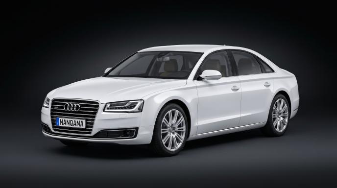 טפט לשולחן העבודה של AUDI A8, 3 דוֹר, 1 מתיחת פנים, Manqana