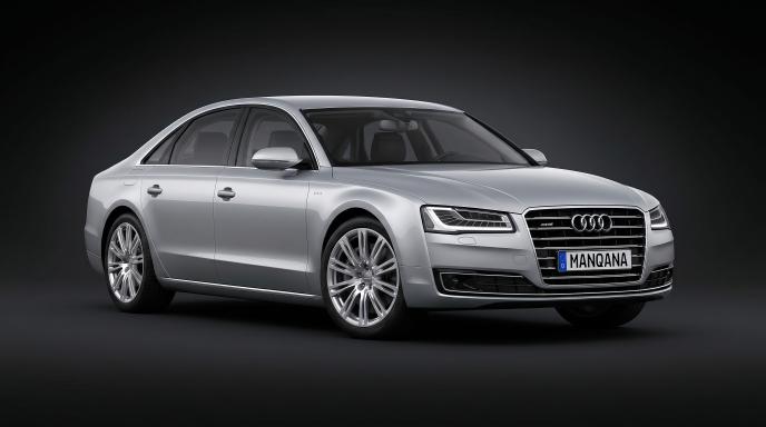 טפט לשולחן העבודה של AUDI A8, 3 דוֹר, 1 מתיחת פנים, Manqana