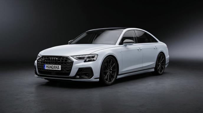 טפט לשולחן העבודה של AUDI A8, 4 דוֹר, 1 מתיחת פנים, Manqana