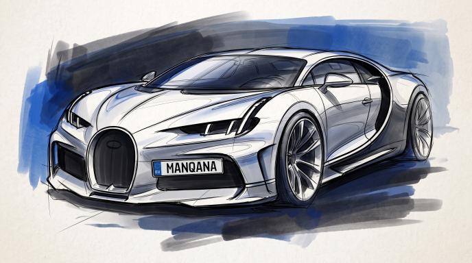 Bugatti スケッチ, Manqana