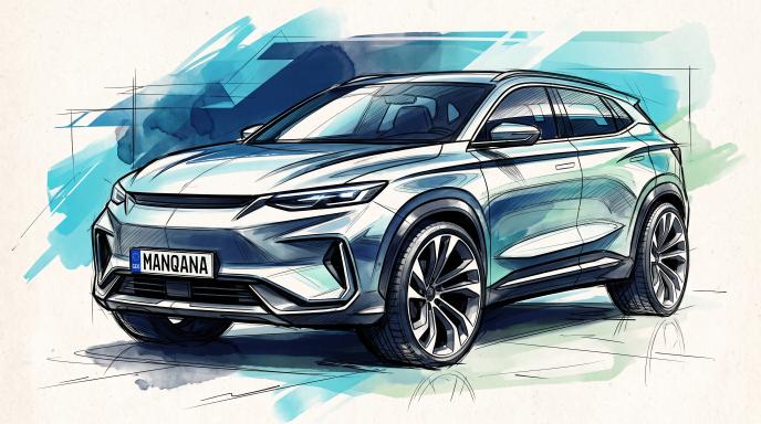 Geely sketch, Manqana