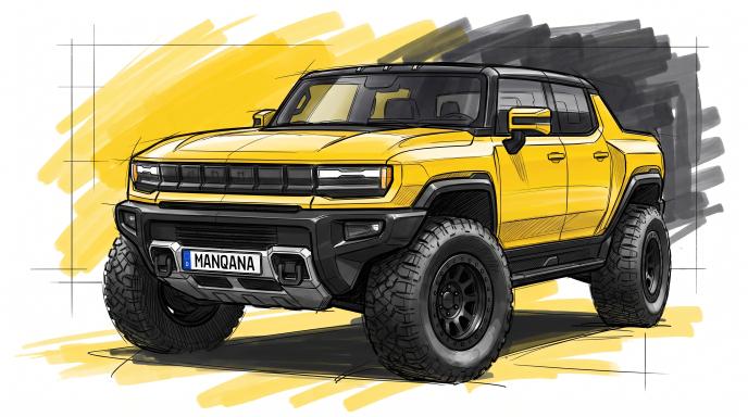 Hummer スケッチ, Manqana