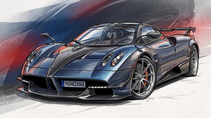 Pagani スケッチ, Manqana