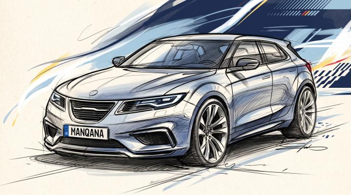 Saab スケッチ, Manqana
