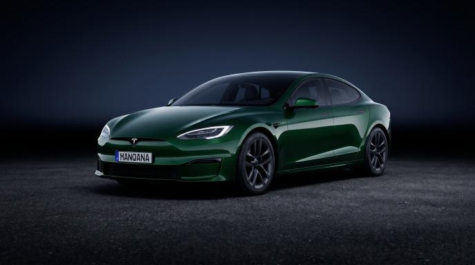 טפט לשולחן העבודה של TESLA MODEL-S, 1 דוֹר, 2 מתיחת פנים, Manqana