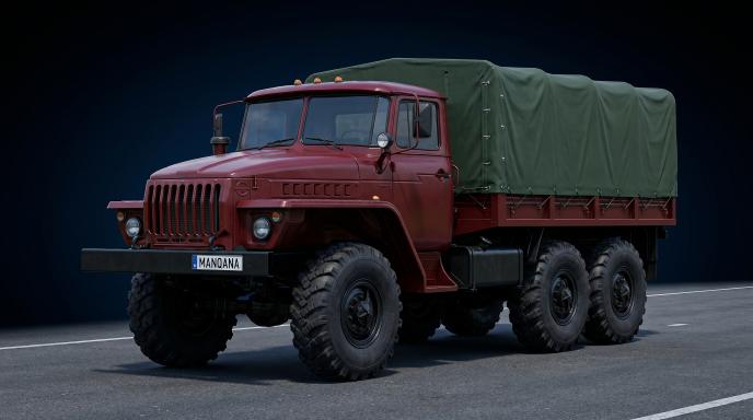 טפט לשולחן העבודה של URAL 375, 1 דוֹר, 1 מתיחת פנים, Manqana