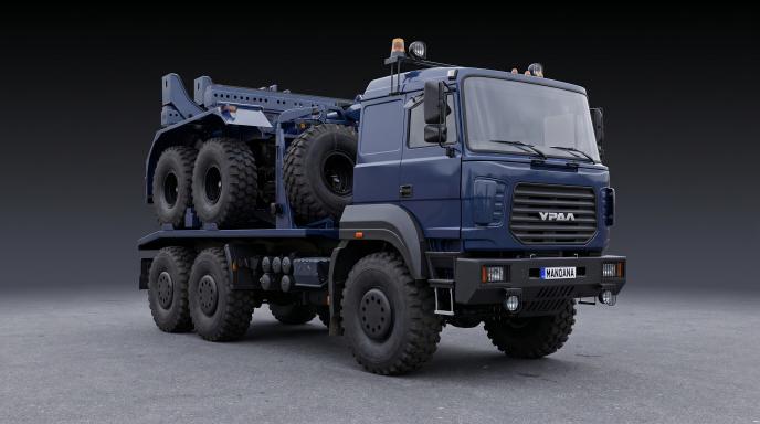 טפט לשולחן העבודה של URAL 6370, 1 דוֹר, 1 מתיחת פנים, Manqana
