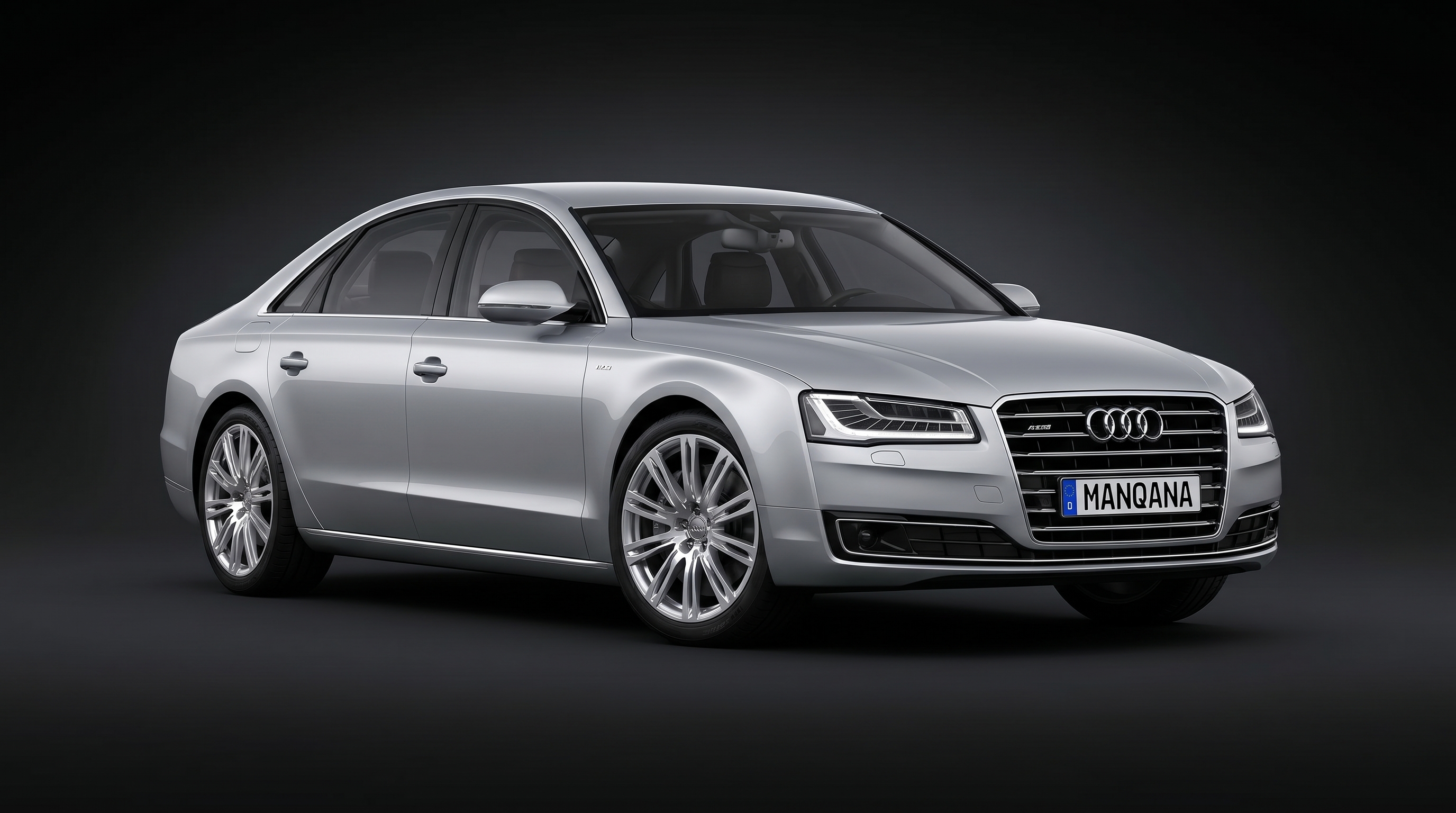Обои для рабочего стола AUDI A8, 3-е поколение, 1-й рестайлинг, Манкана