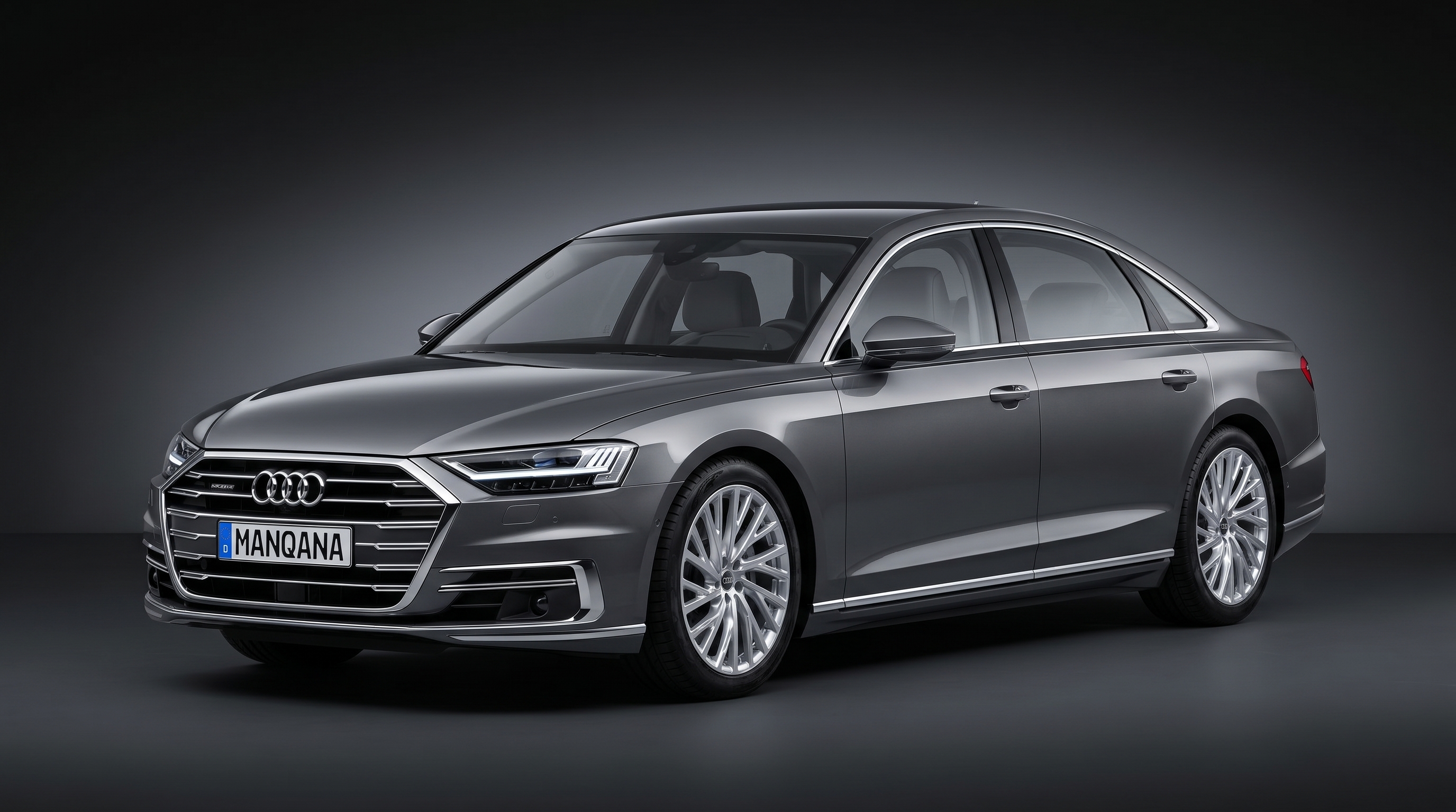 AUDI A8, 4th generation desktop wallpaper, Manqana