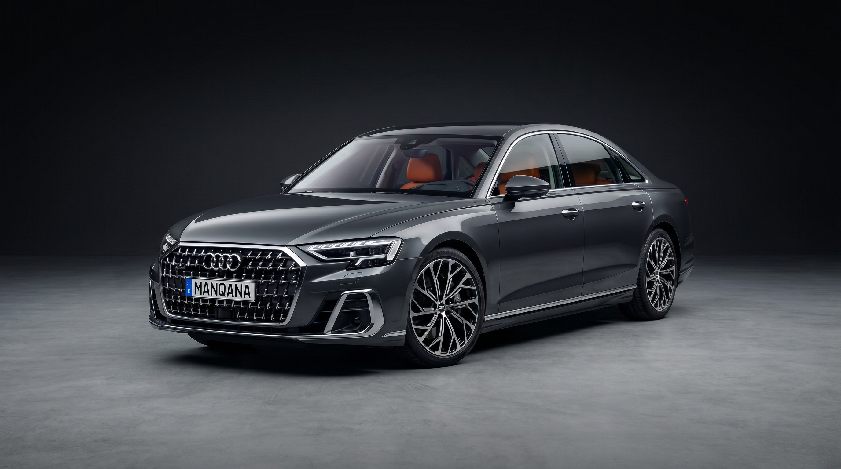 AUDI A8, 4th generation, 1st facelift desktop wallpaper, Manqana