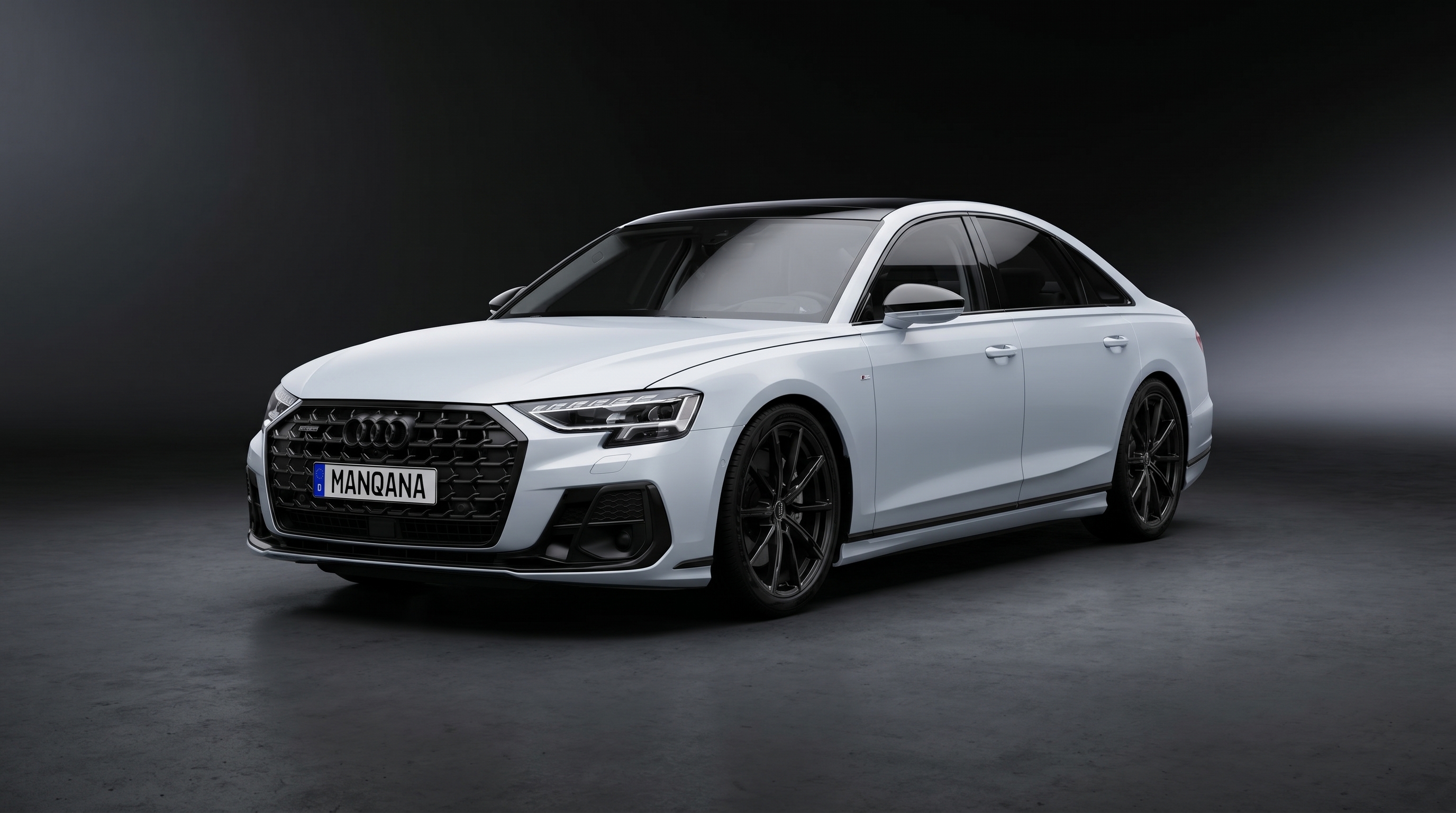 AUDI A8, 4th generation, 1st facelift desktop wallpaper, Manqana