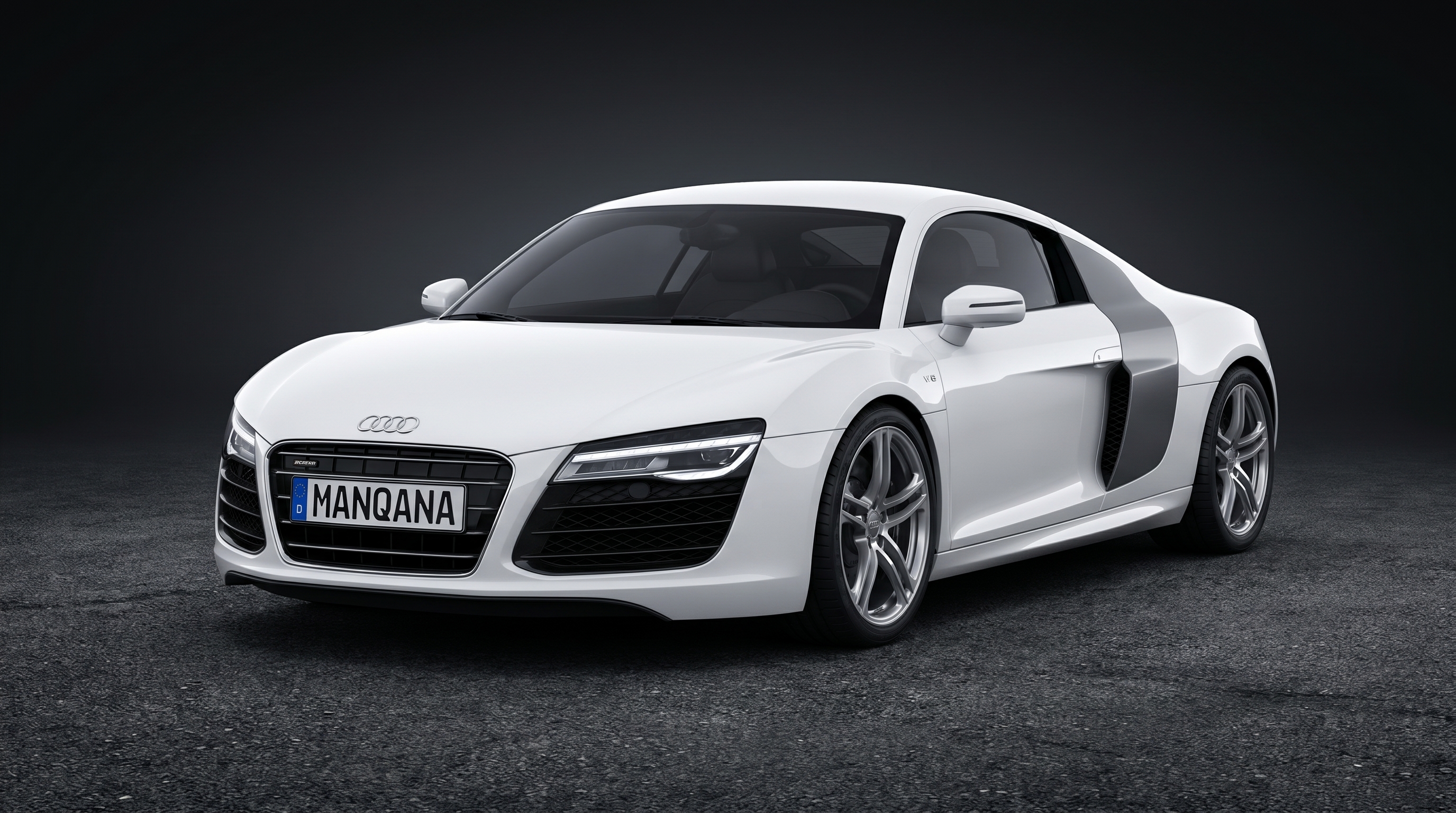 טפט לשולחן העבודה של AUDI R8, 1 דוֹר, 1 מתיחת פנים, Manqana
