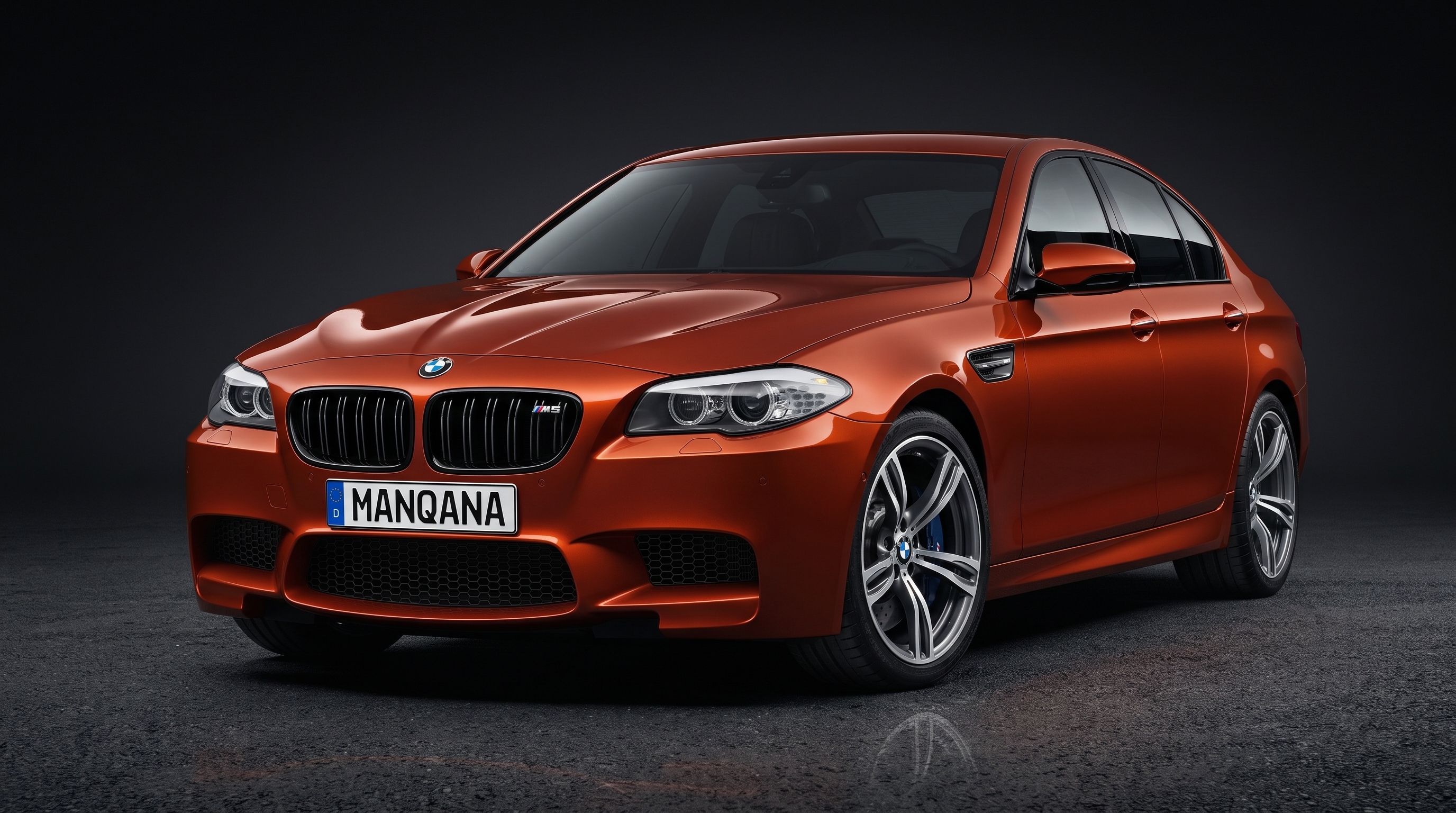 BMW M5, 5th generation, 1st facelift desktop wallpaper, Manqana