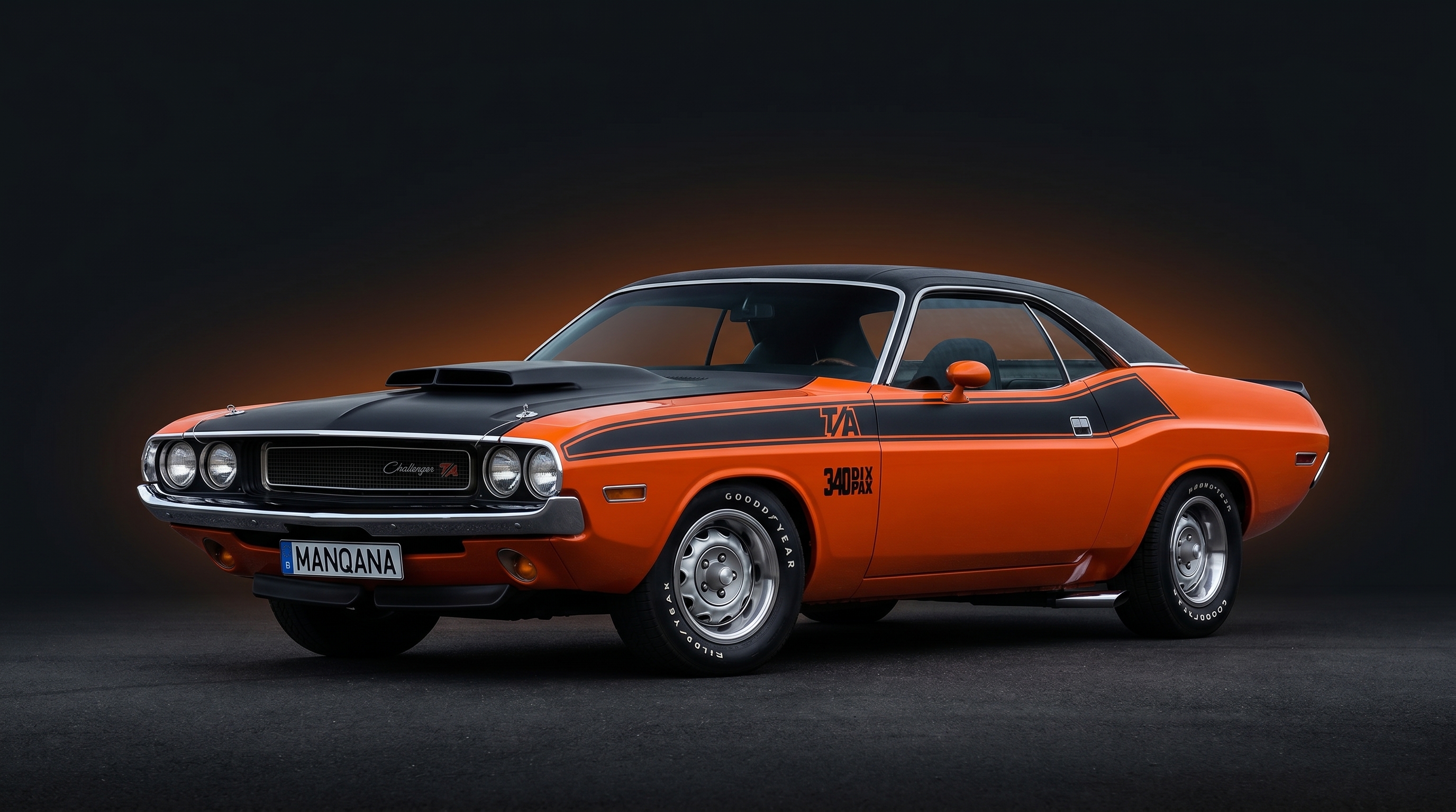 DODGE CHALLENGER, 1 世代 デスクトップの壁紙、マンカナ