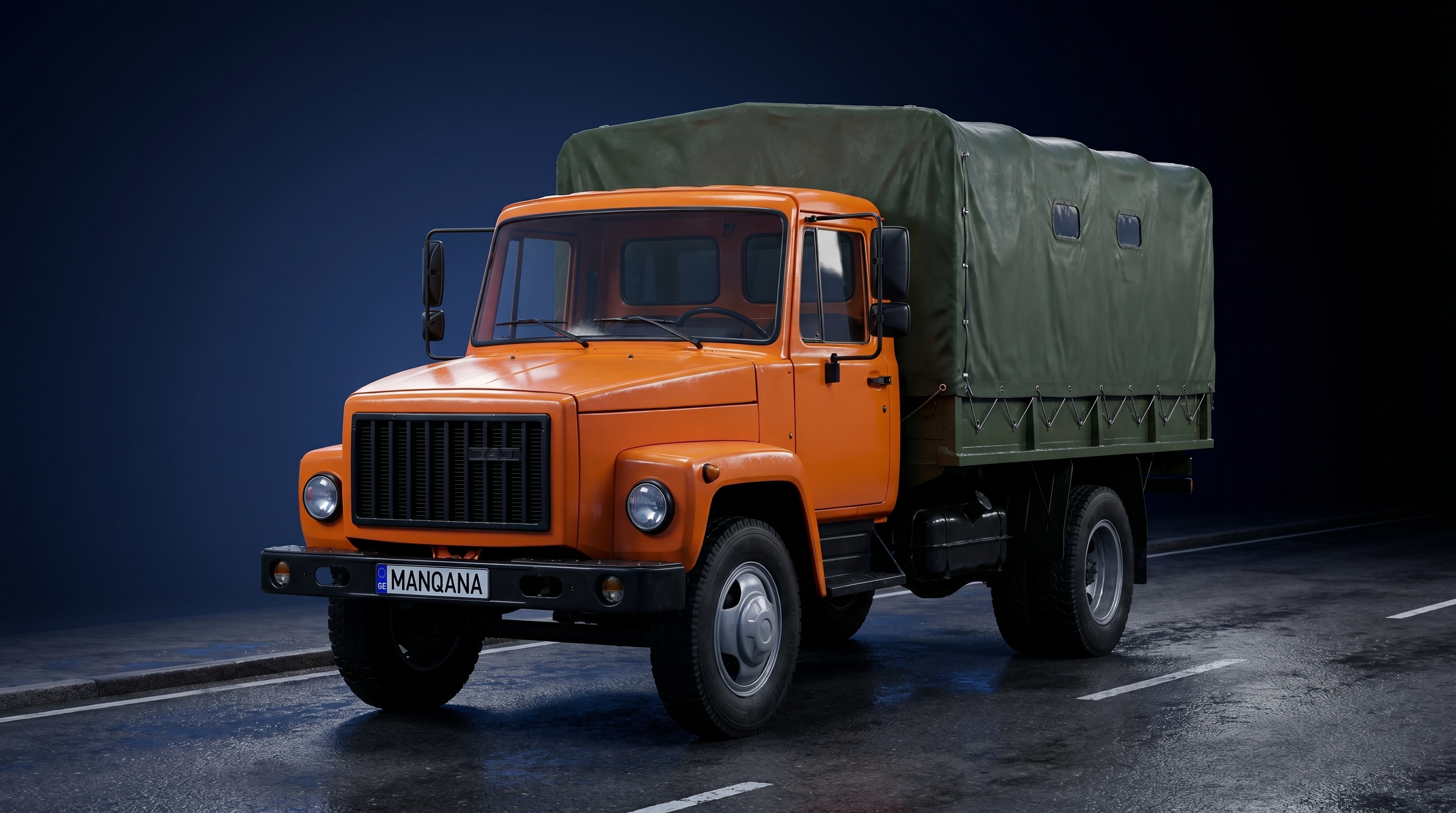 GAZ 3307, 1 世代 デスクトップの壁紙、マンカナ