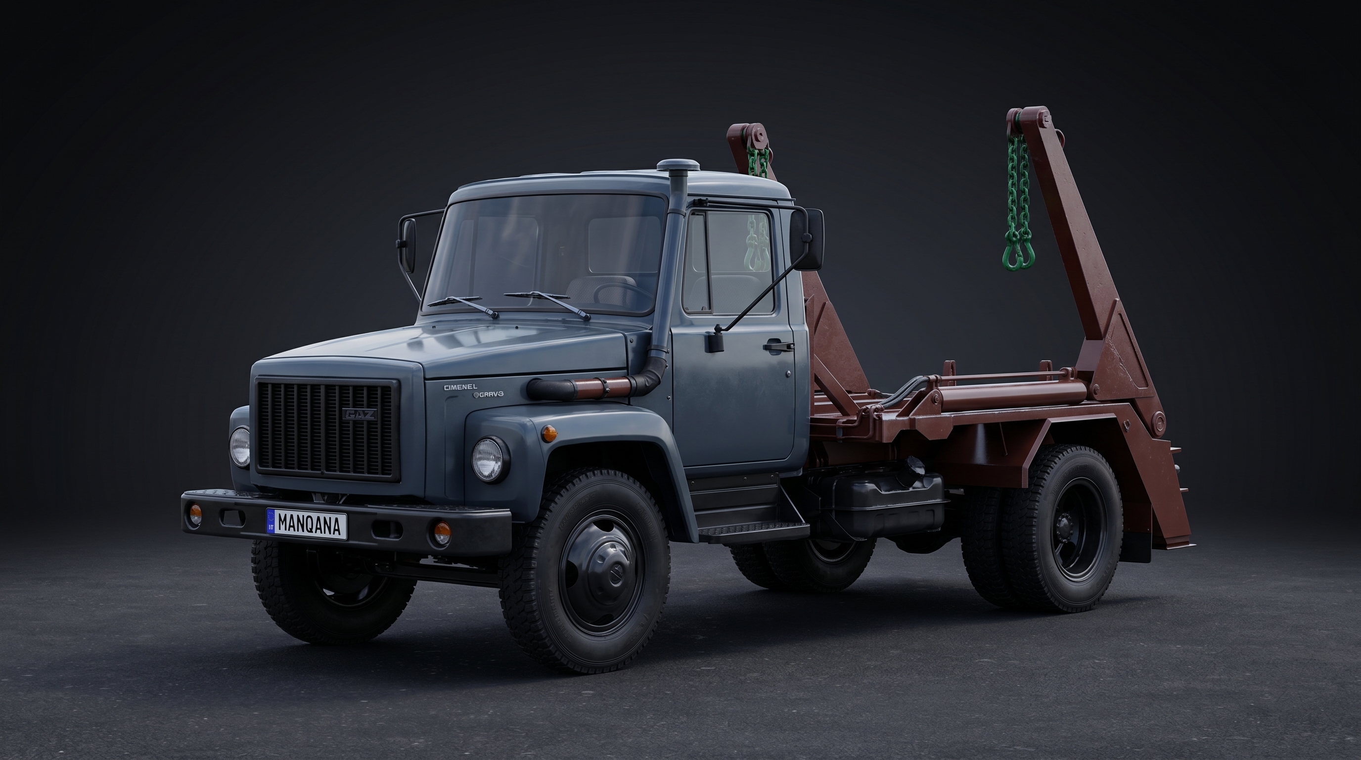 טפט לשולחן העבודה של GAZ 3309, 1 דוֹר, Manqana
