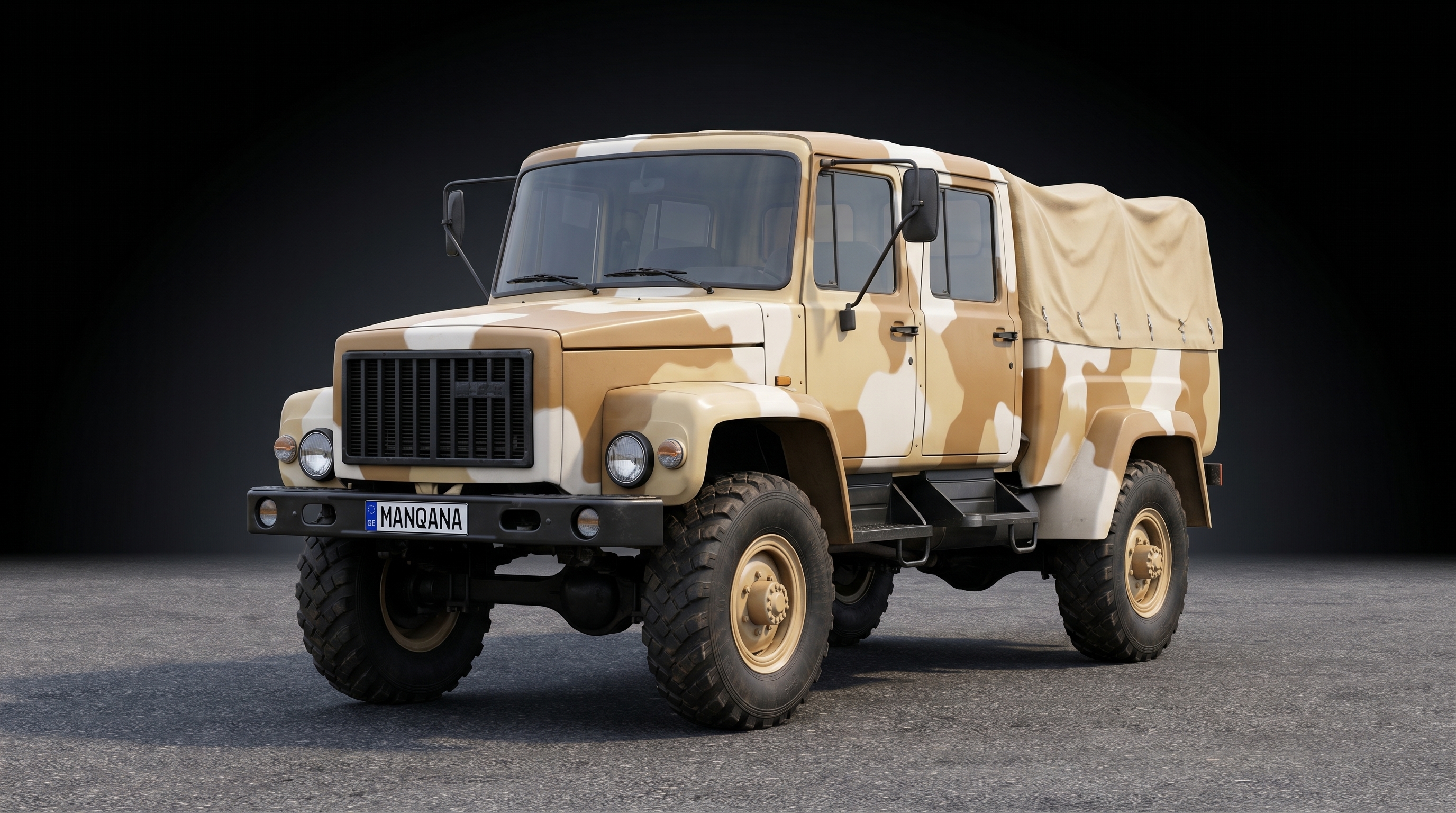 טפט לשולחן העבודה של GAZ 3325, 1 דוֹר, Manqana