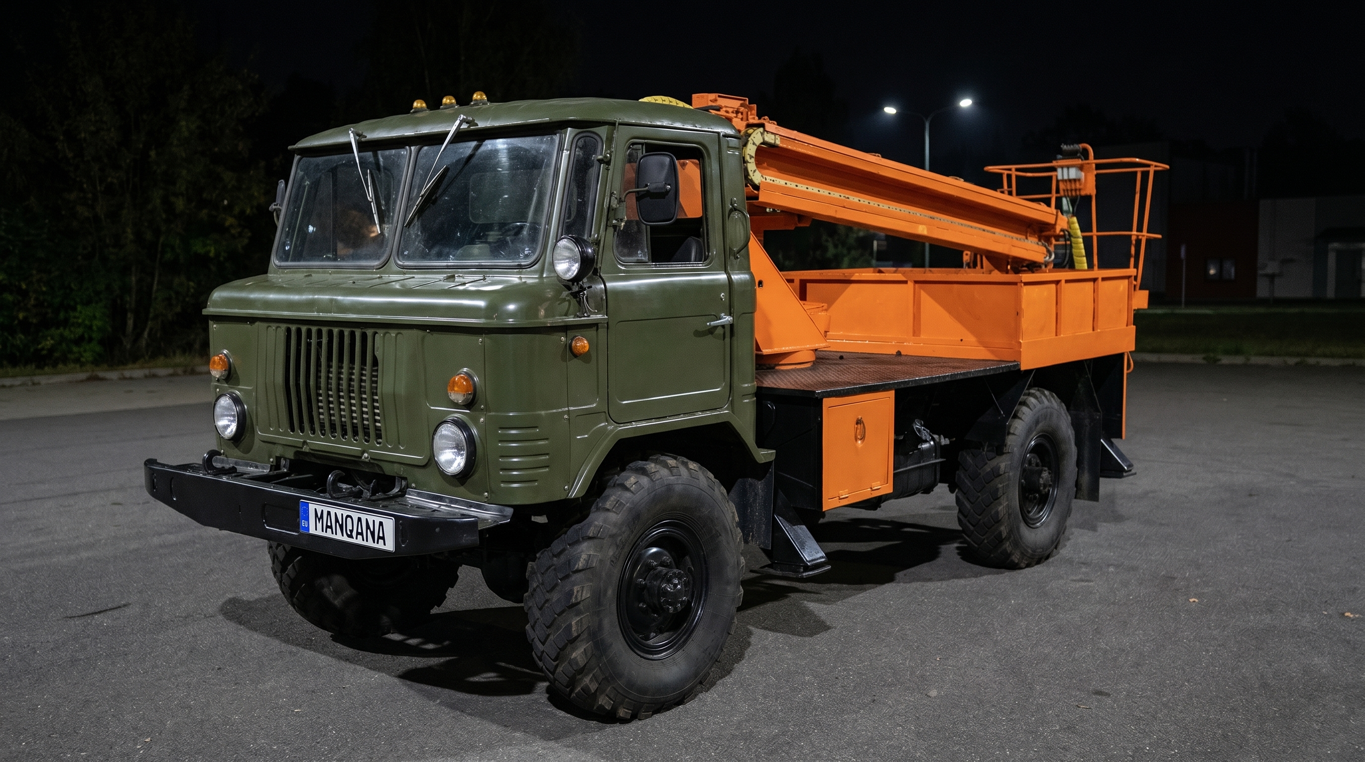 טפט לשולחן העבודה של GAZ 66, 1 דוֹר, 1 מתיחת פנים, Manqana