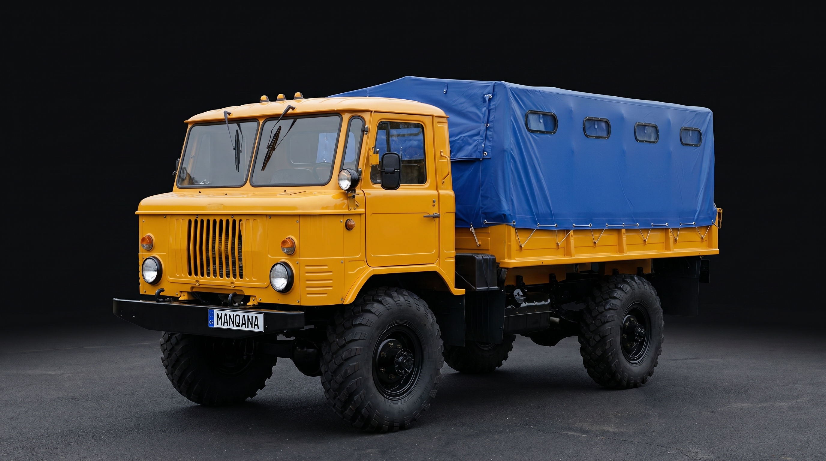 טפט לשולחן העבודה של GAZ 66, 1 דוֹר, 1 מתיחת פנים, Manqana