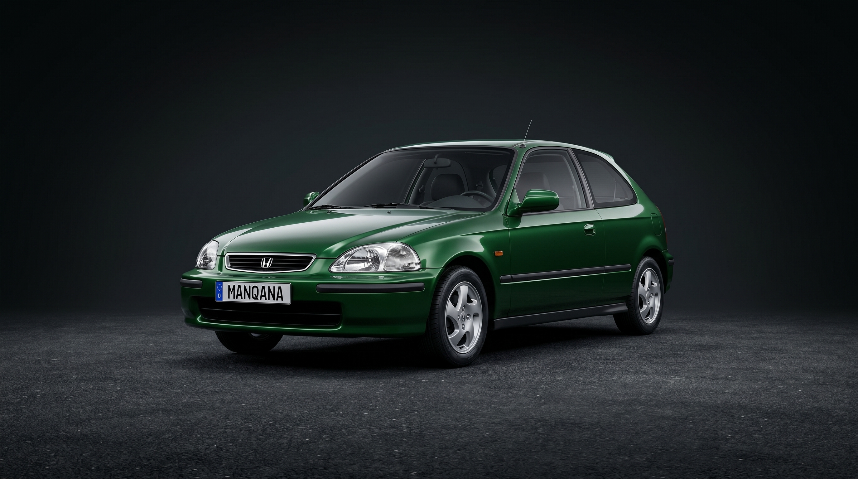 Обои для рабочего стола HONDA CIVIC, 6-е поколение, Манкана