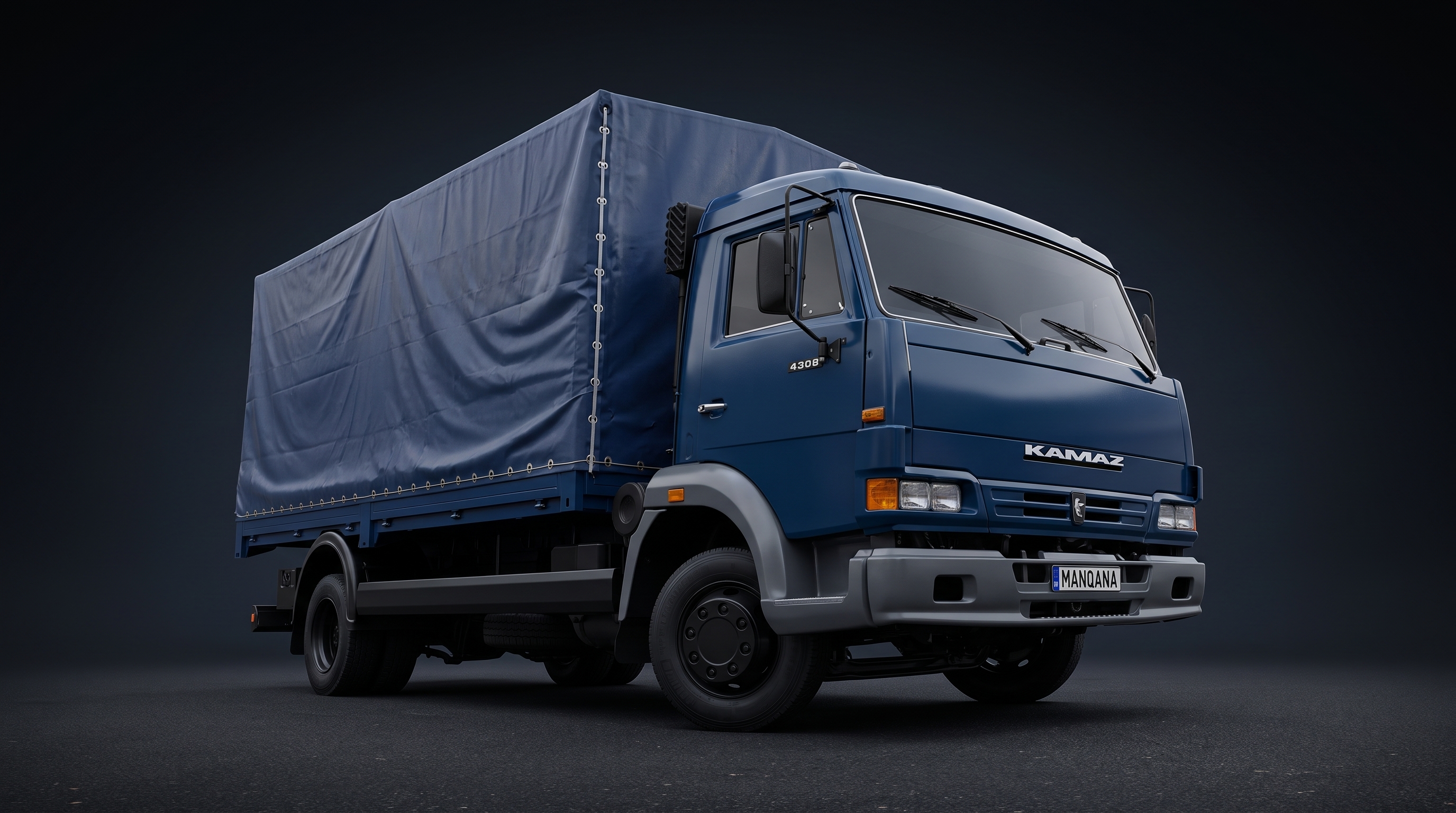 KAMAZ 4308, 1st generation desktop wallpaper, Manqana