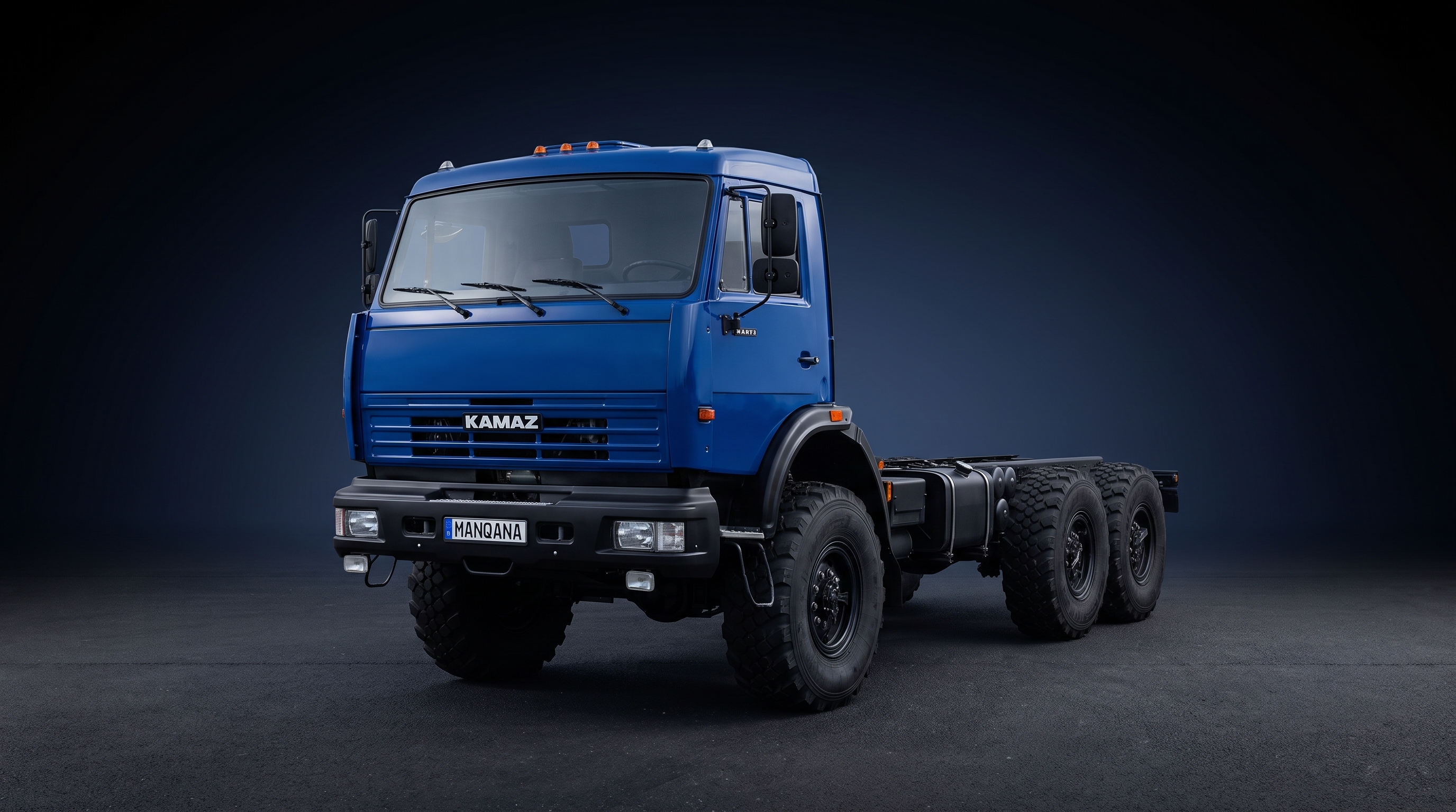 Обои для рабочего стола KAMAZ 43114, 1-е поколение, 1-й рестайлинг, Манкана