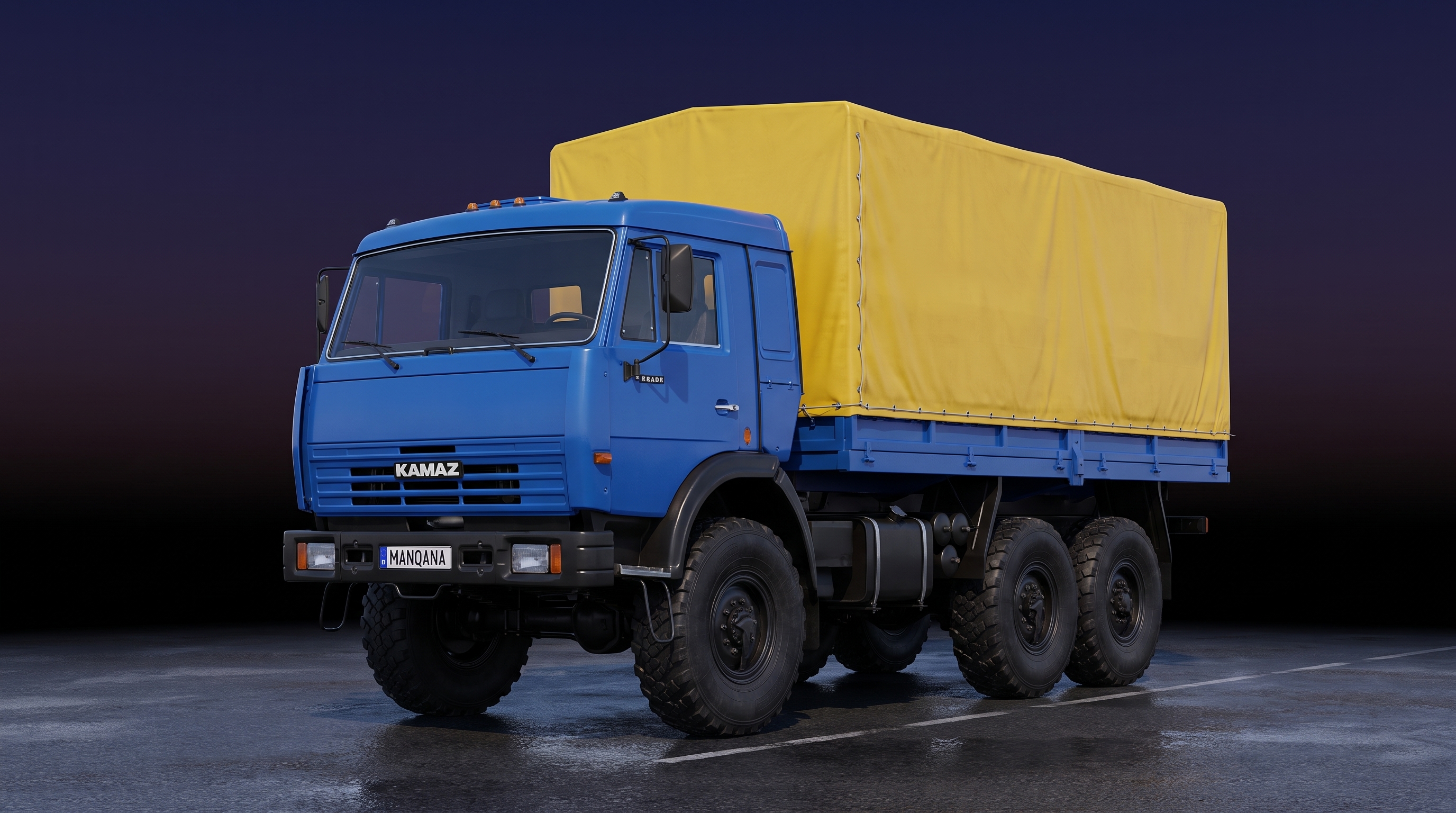 KAMAZ 43114, 1-ლი თაობა, 1-ლი სახის ლიფტინგი დესკტოპის ფონი, Manqana
