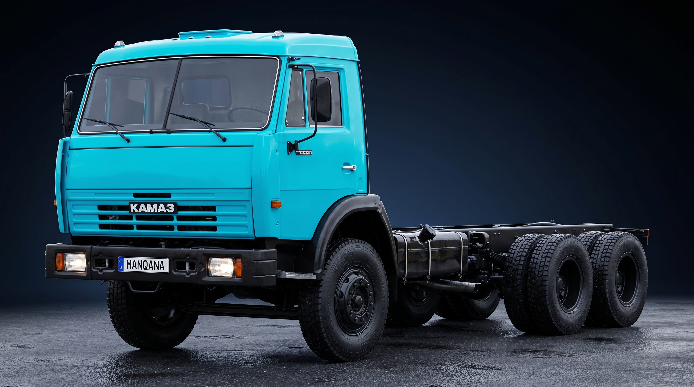 טפט לשולחן העבודה של KAMAZ 43253, 1 דוֹר, Manqana