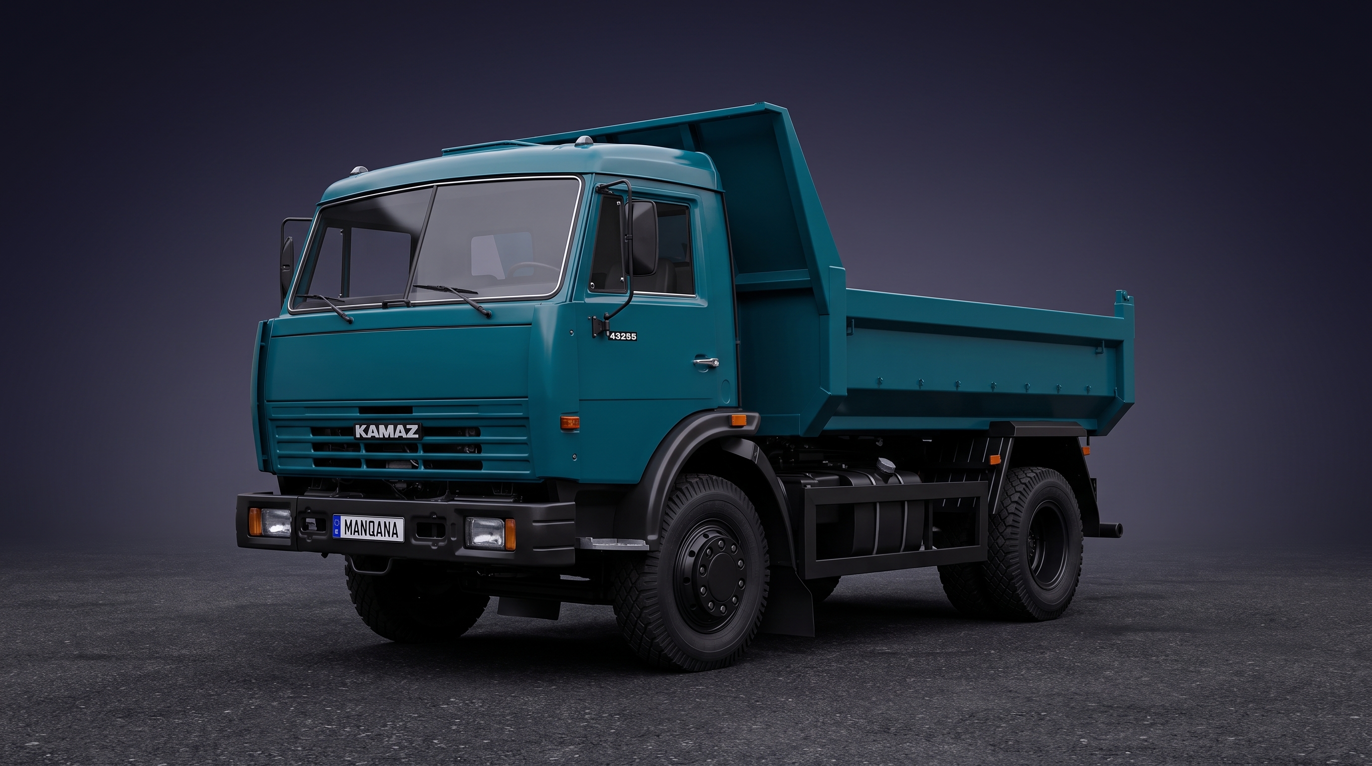 טפט לשולחן העבודה של KAMAZ 43255, 1 דוֹר, Manqana